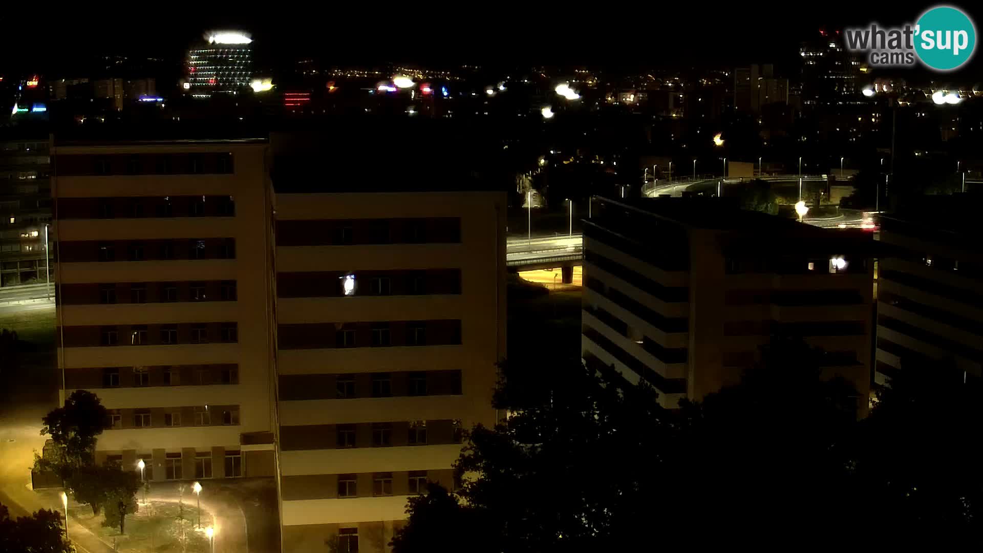 Live Interchange of Slavonska Avenue and Marin Držić Avenue in Zagreb webcam