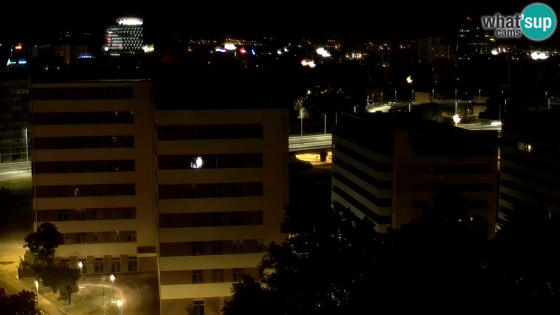 Rotatoria e incrocio viale Slavonska e Marin Držić  – webcam di Zagabria