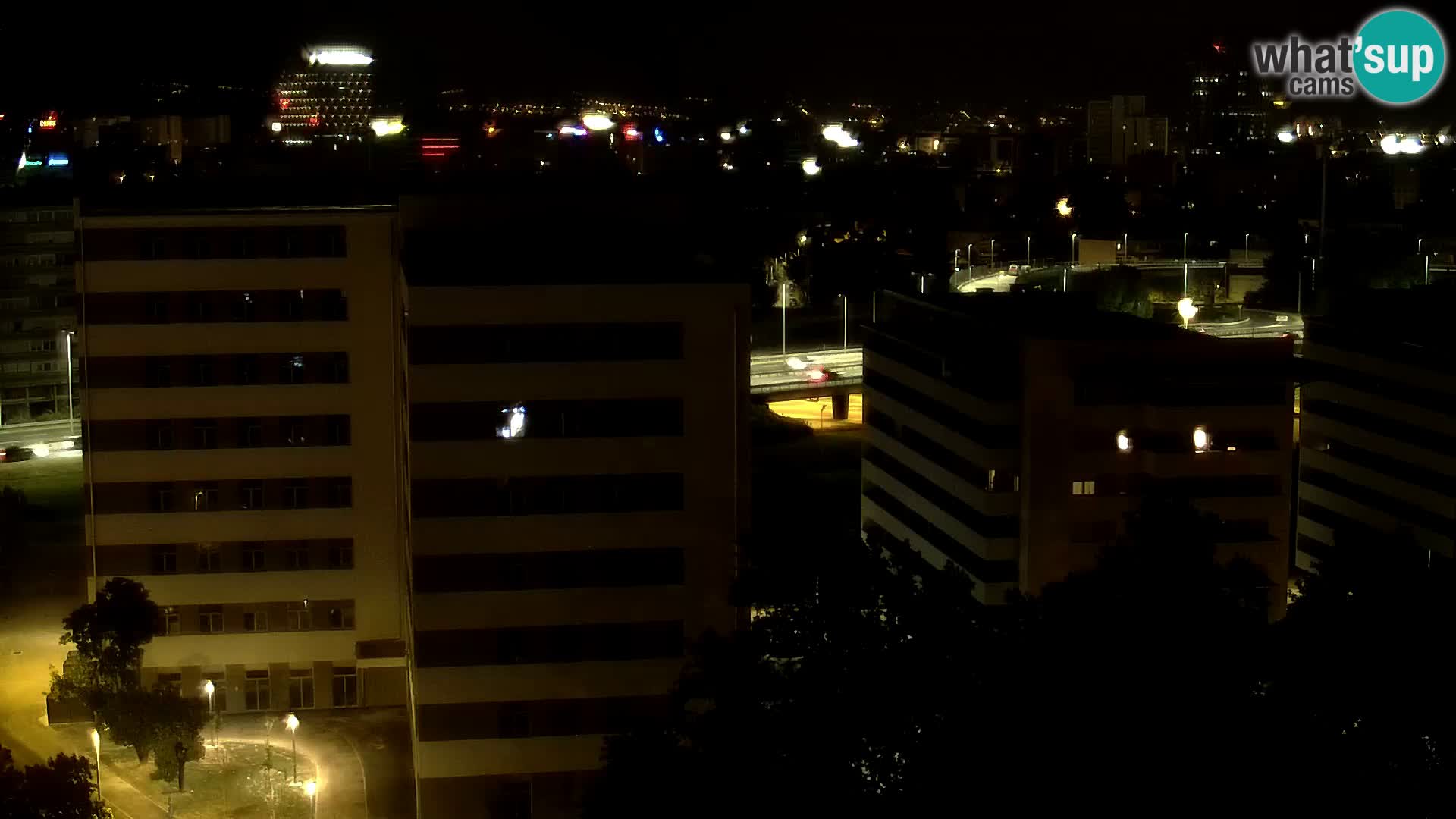 Rotatoria e incrocio viale Slavonska e Marin Držić  – webcam di Zagabria