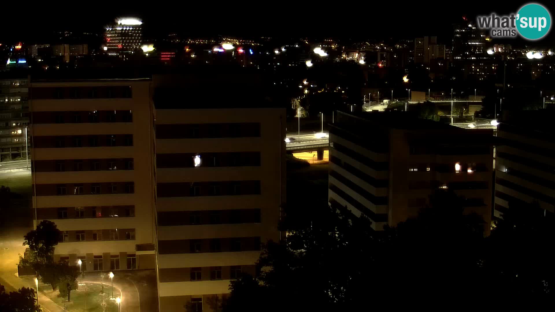 Live Interchange of Slavonska Avenue and Marin Držić Avenue in Zagreb webcam