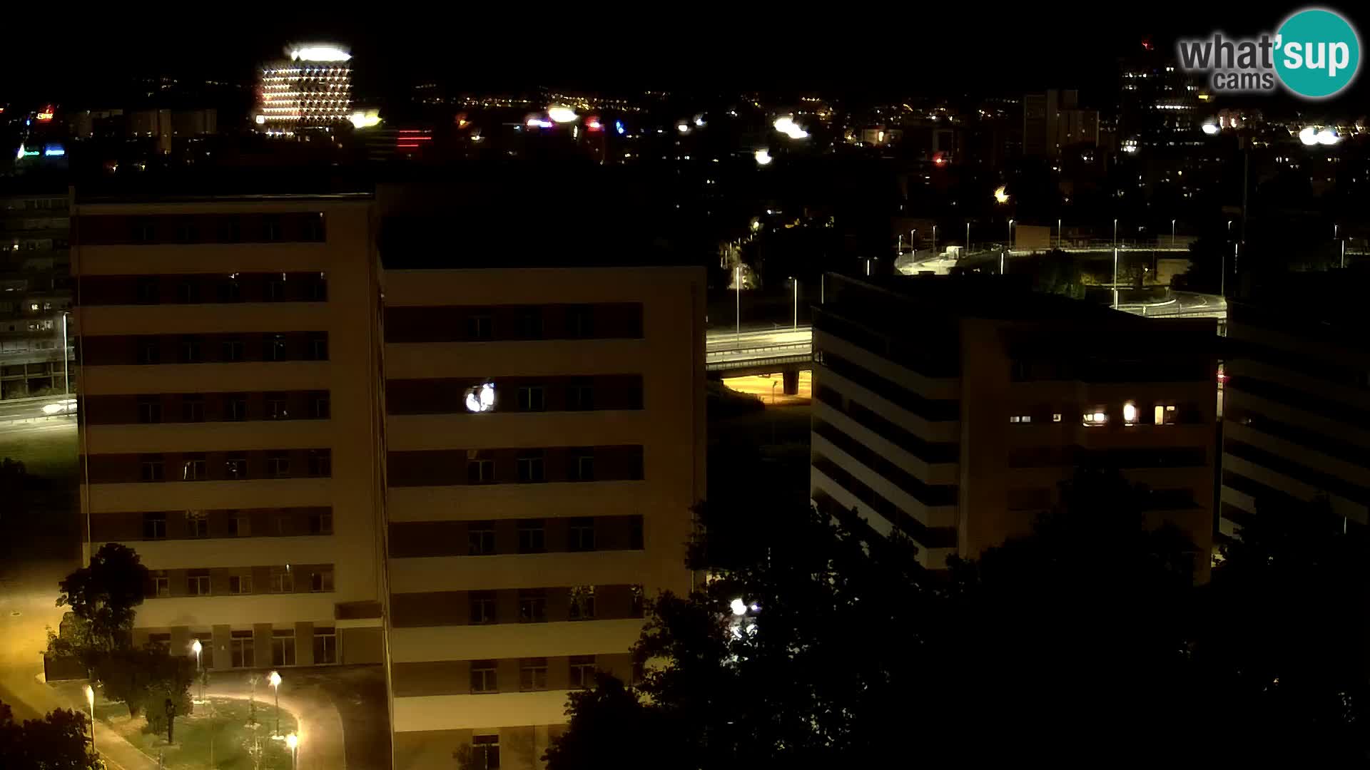 Live Interchange of Slavonska Avenue and Marin Držić Avenue in Zagreb webcam