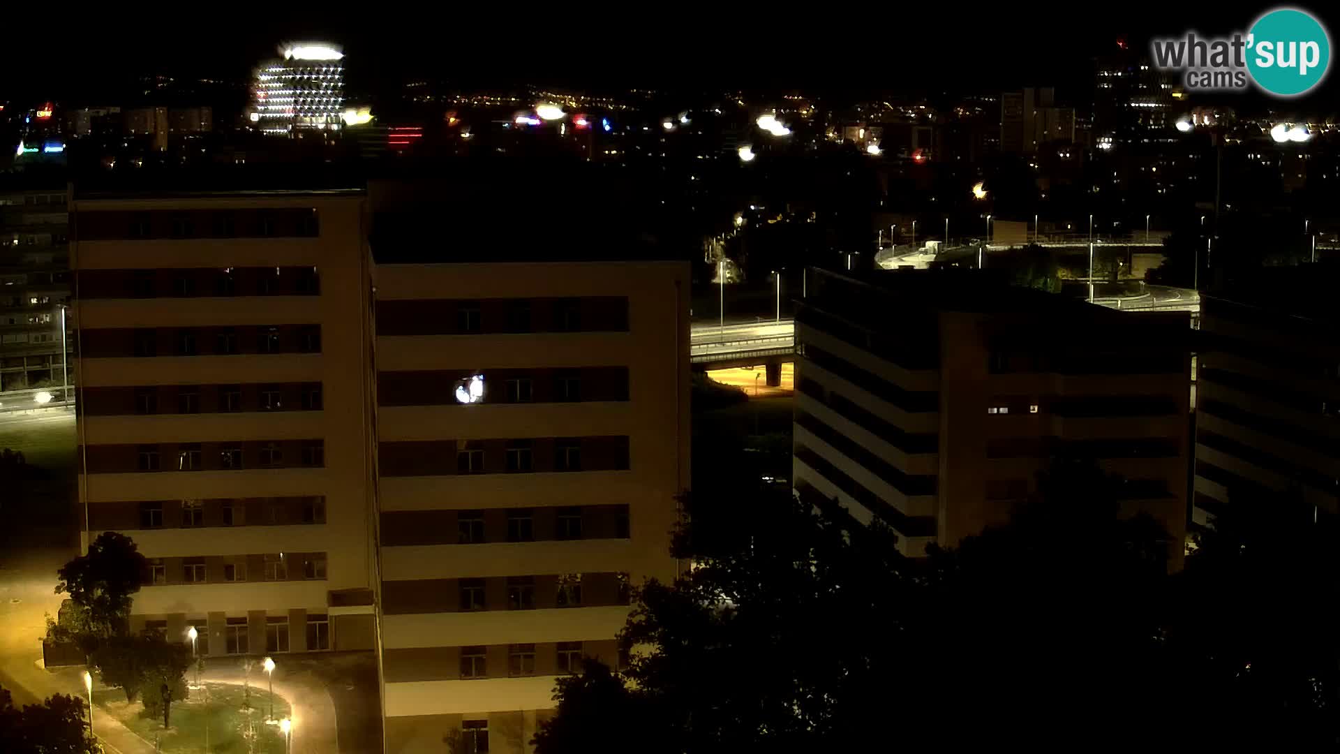 Rotatoria e incrocio viale Slavonska e Marin Držić  – webcam di Zagabria