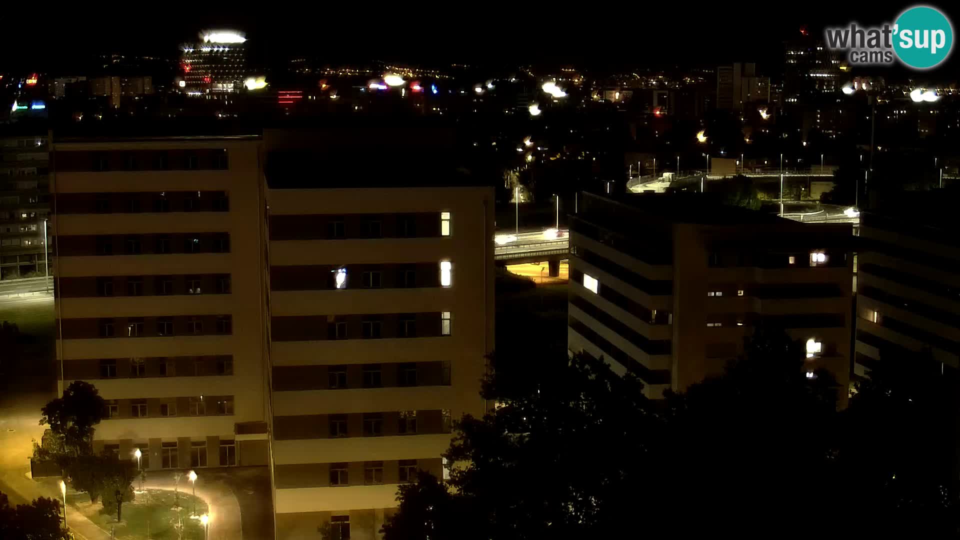 Rotatoria e incrocio viale Slavonska e Marin Držić  – webcam di Zagabria
