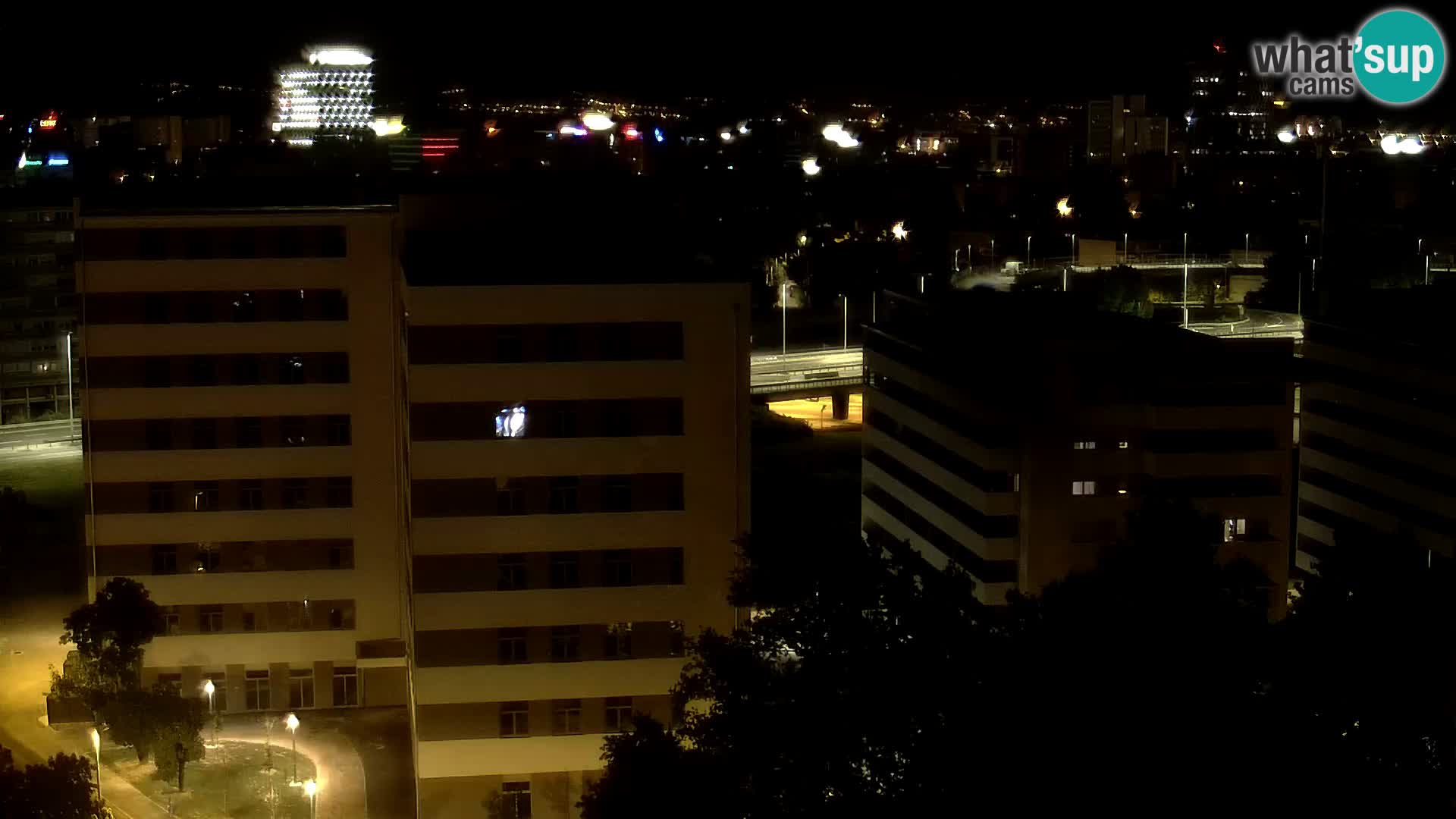 Rotatoria e incrocio viale Slavonska e Marin Držić  – webcam di Zagabria