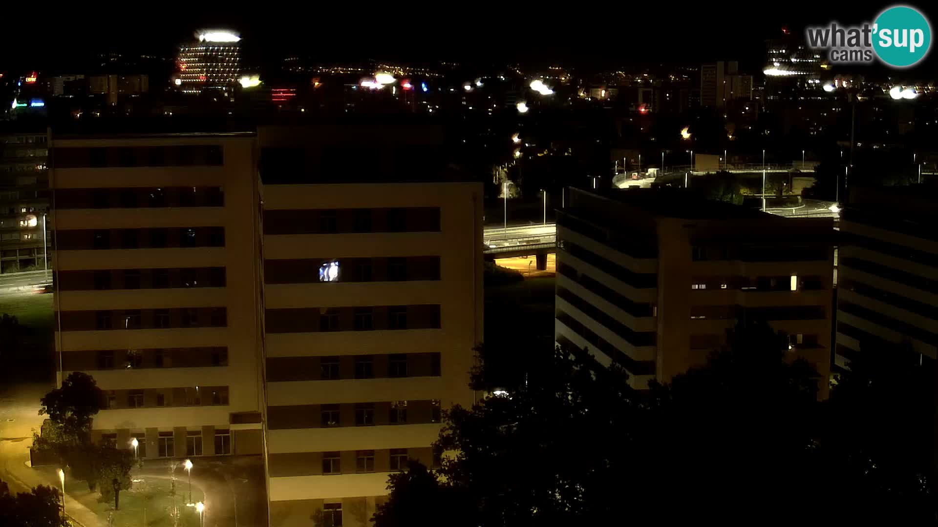 Live Interchange of Slavonska Avenue and Marin Držić Avenue in Zagreb webcam