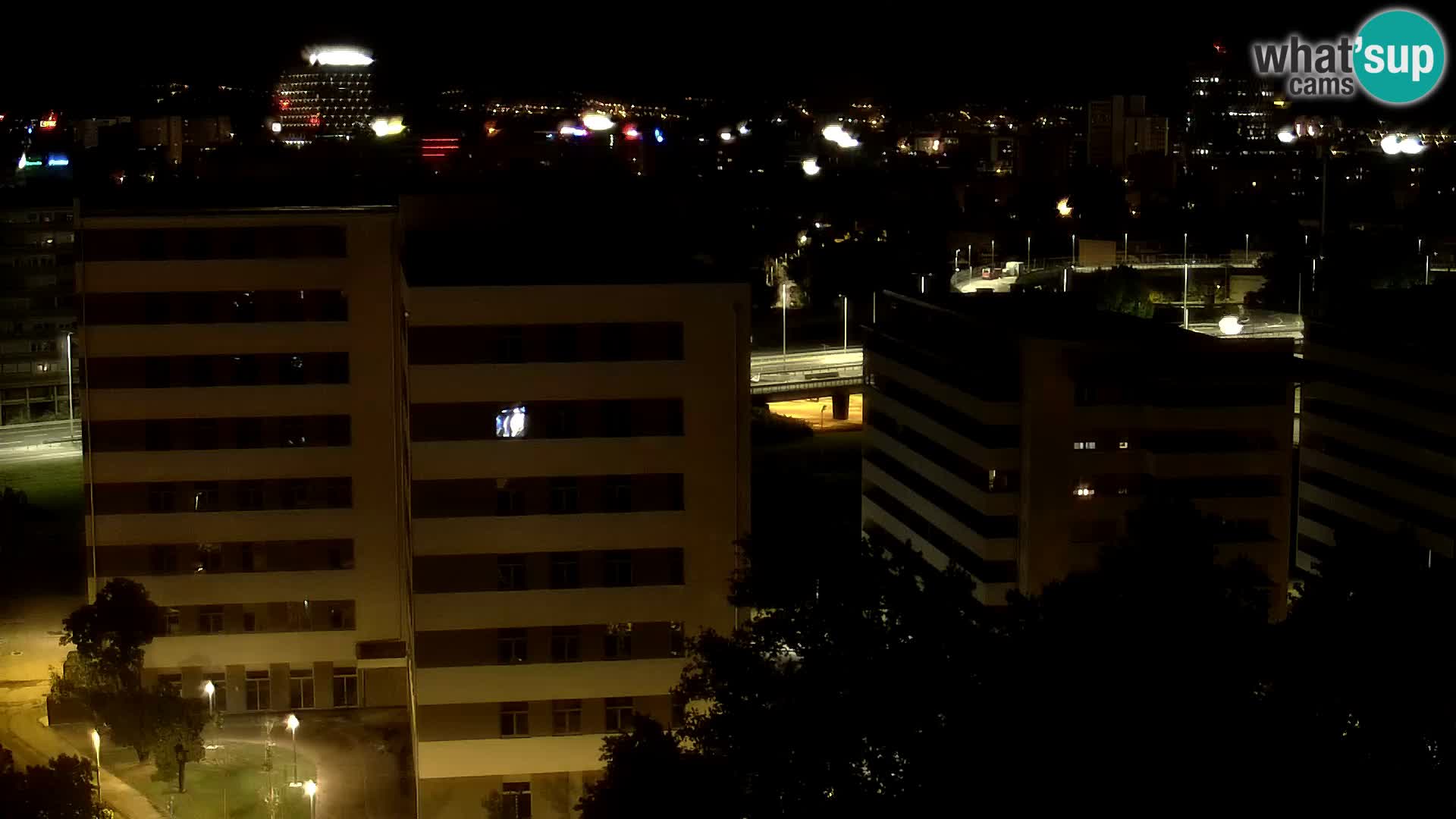 Rotatoria e incrocio viale Slavonska e Marin Držić  – webcam di Zagabria