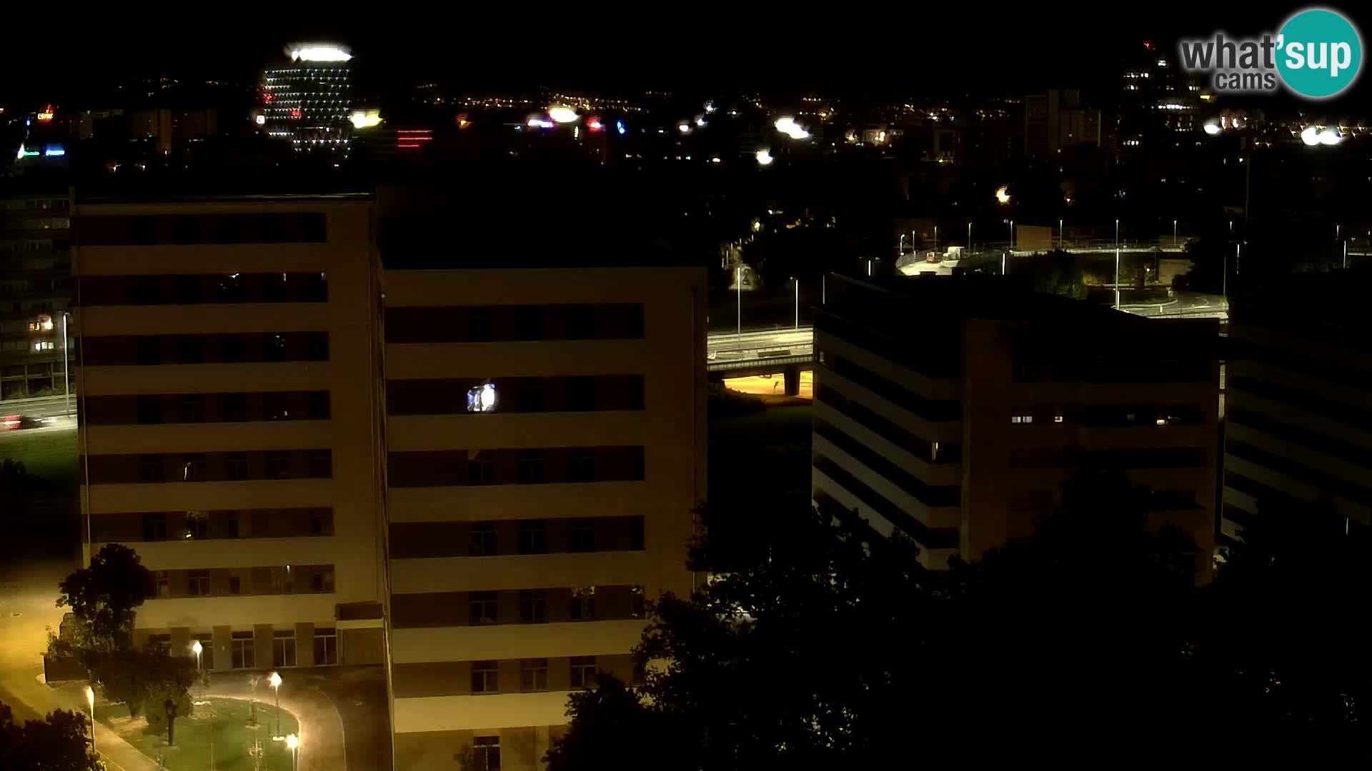 Live Interchange of Slavonska Avenue and Marin Držić Avenue in Zagreb webcam