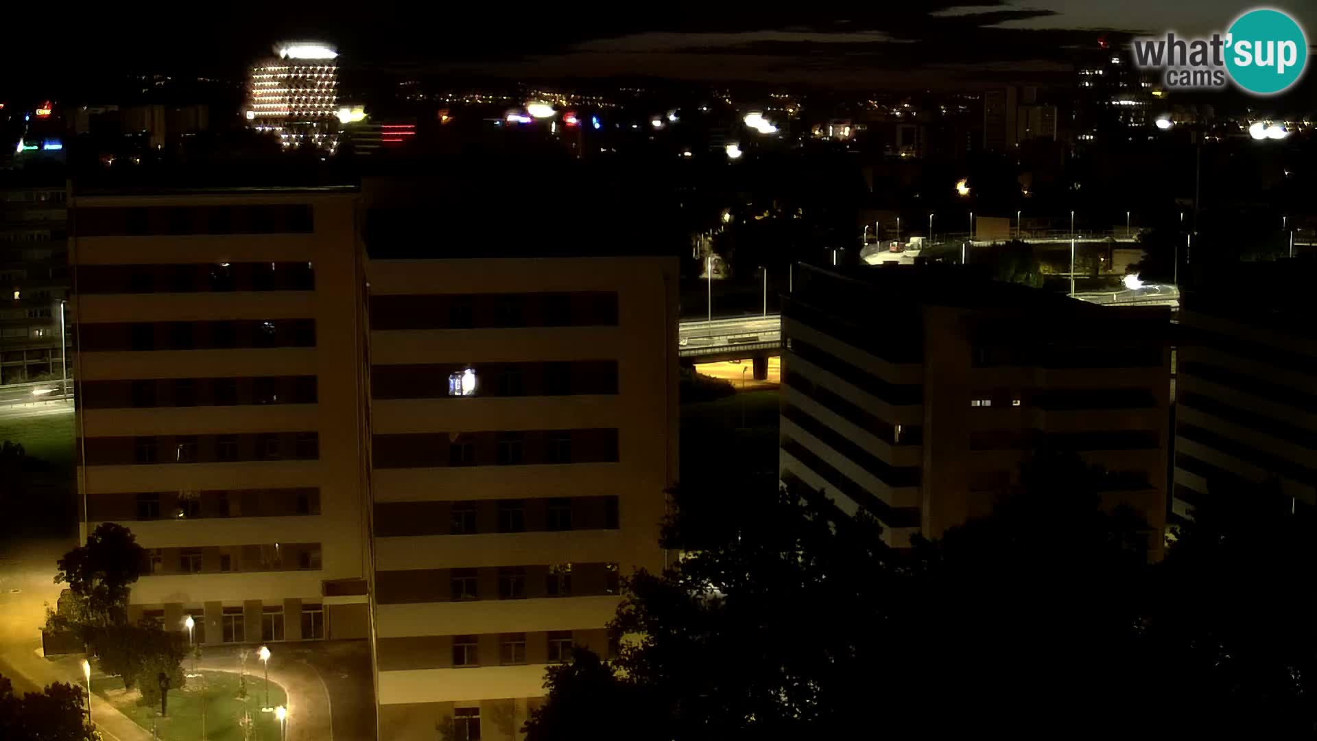 Live Interchange of Slavonska Avenue and Marin Držić Avenue in Zagreb webcam