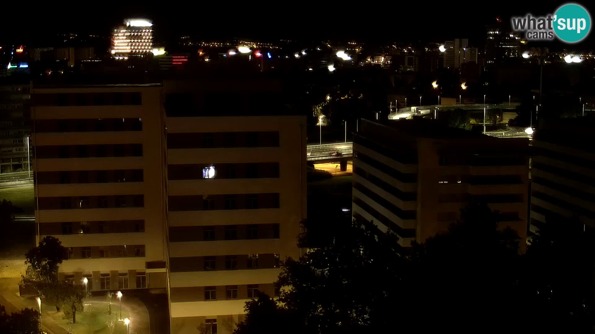 Live Interchange of Slavonska Avenue and Marin Držić Avenue in Zagreb webcam