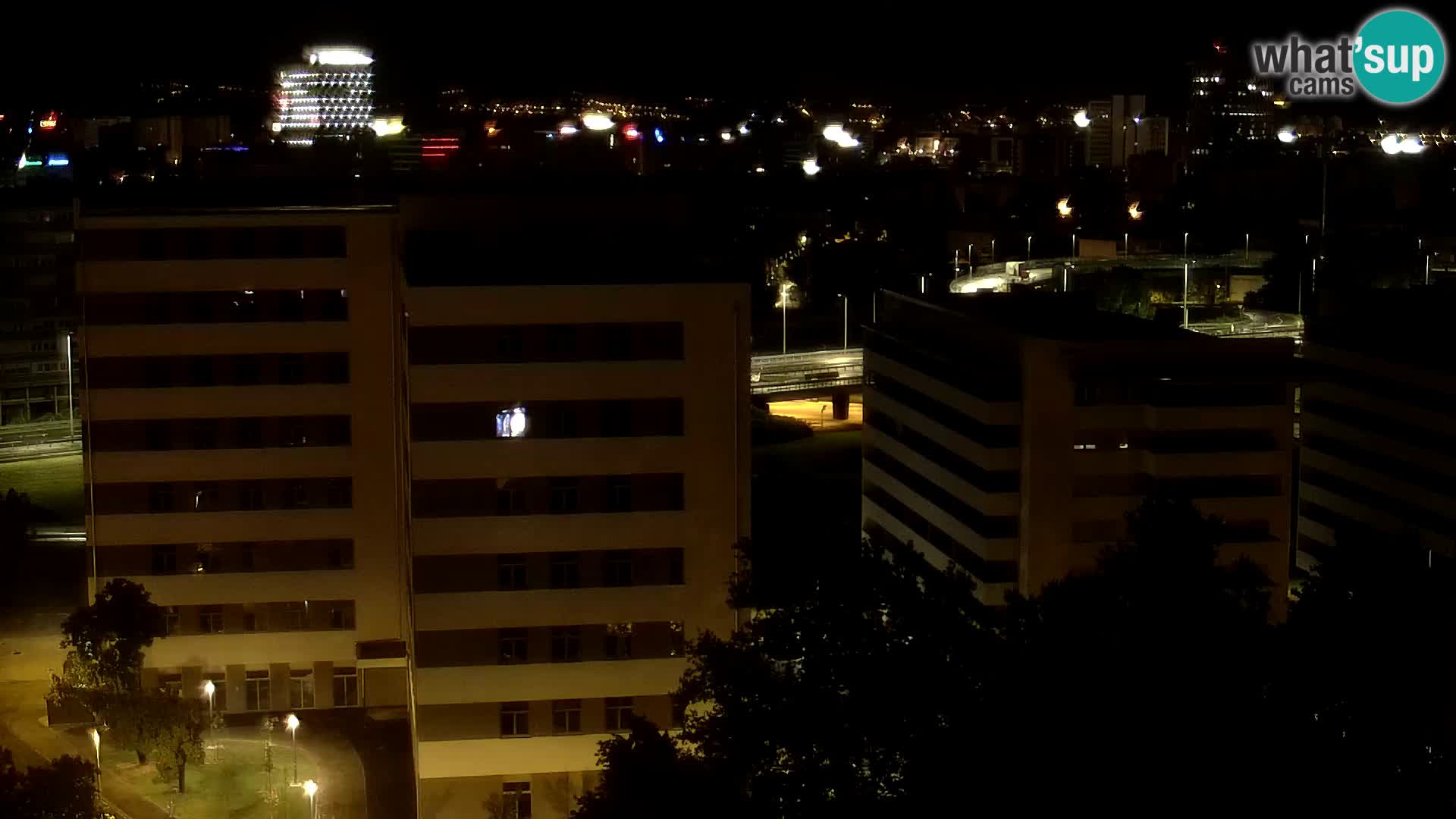 Live Interchange of Slavonska Avenue and Marin Držić Avenue in Zagreb webcam