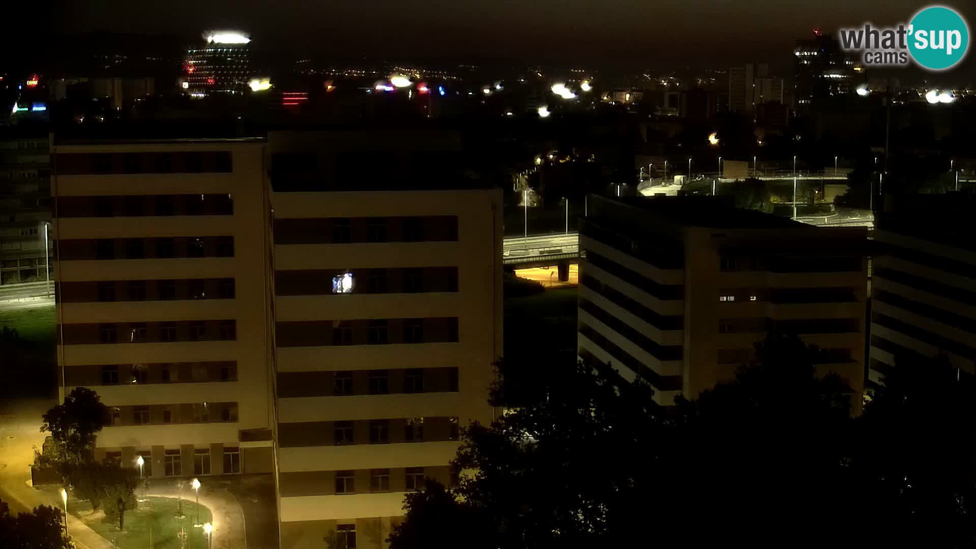 Live Interchange of Slavonska Avenue and Marin Držić Avenue in Zagreb webcam
