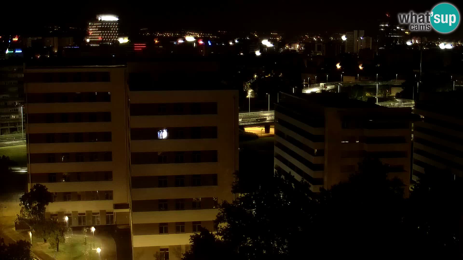 Live Interchange of Slavonska Avenue and Marin Držić Avenue in Zagreb webcam