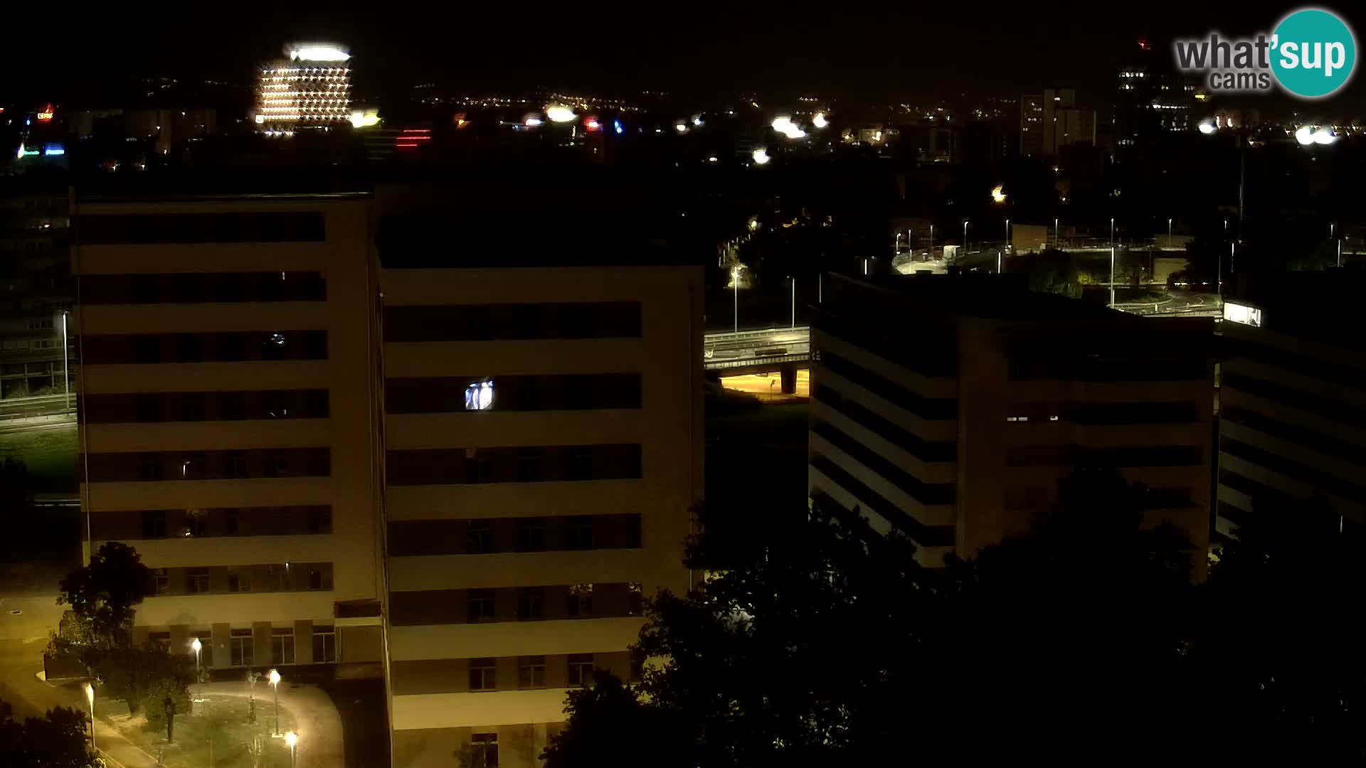 Live Interchange of Slavonska Avenue and Marin Držić Avenue in Zagreb webcam