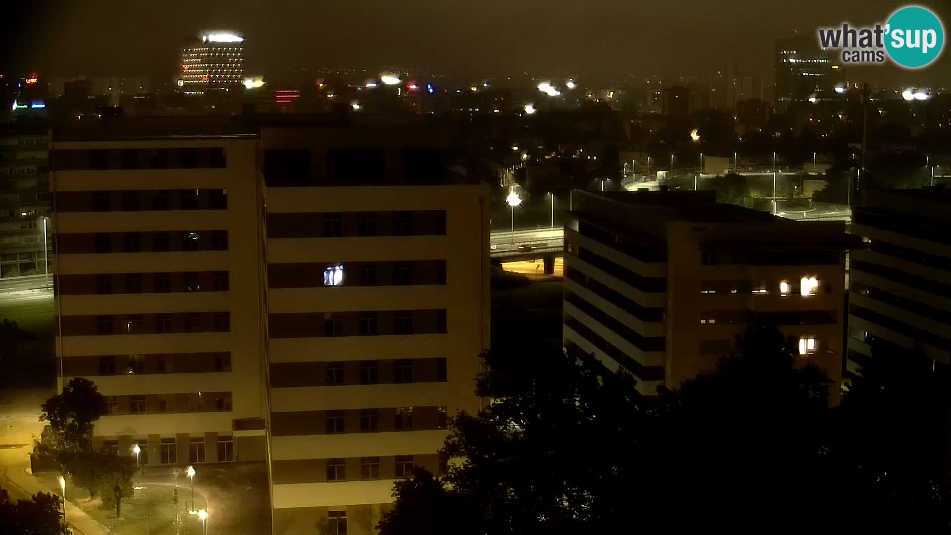 Rotatoria e incrocio viale Slavonska e Marin Držić  – webcam di Zagabria