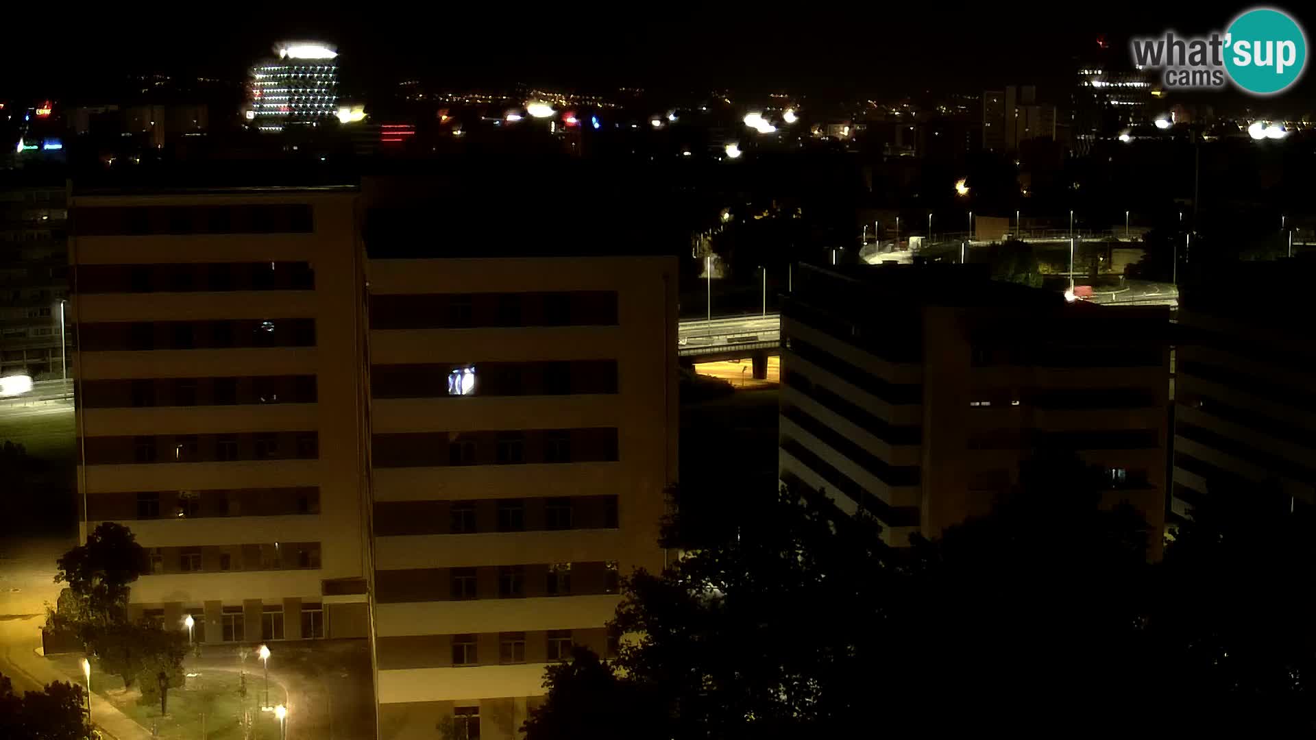 Live Interchange of Slavonska Avenue and Marin Držić Avenue in Zagreb webcam