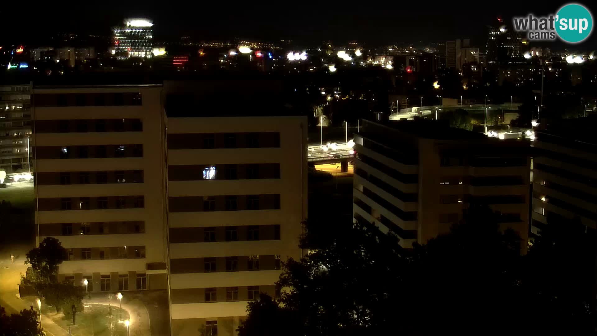 Live Interchange of Slavonska Avenue and Marin Držić Avenue in Zagreb webcam