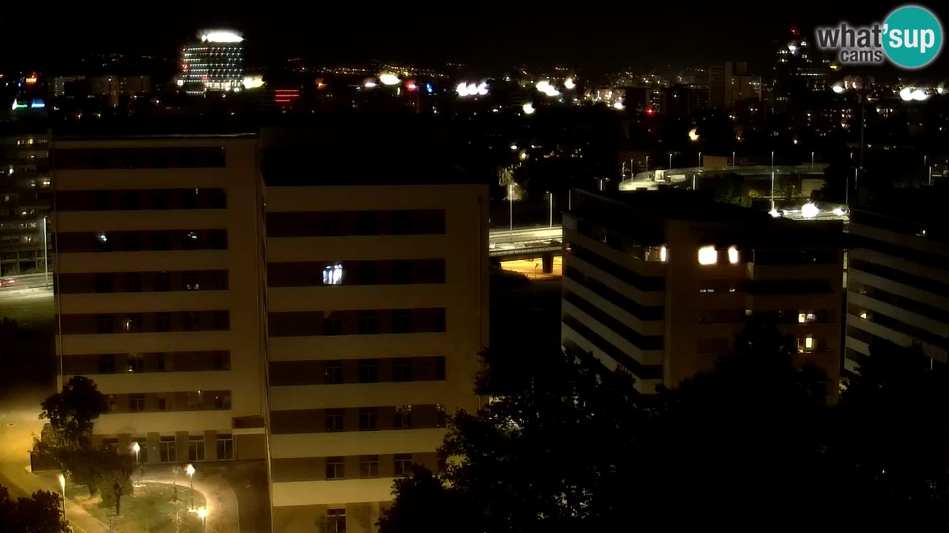 Live Interchange of Slavonska Avenue and Marin Držić Avenue in Zagreb webcam