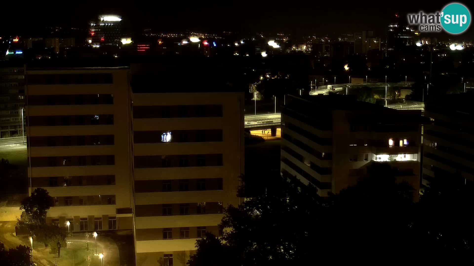 Live Interchange of Slavonska Avenue and Marin Držić Avenue in Zagreb webcam