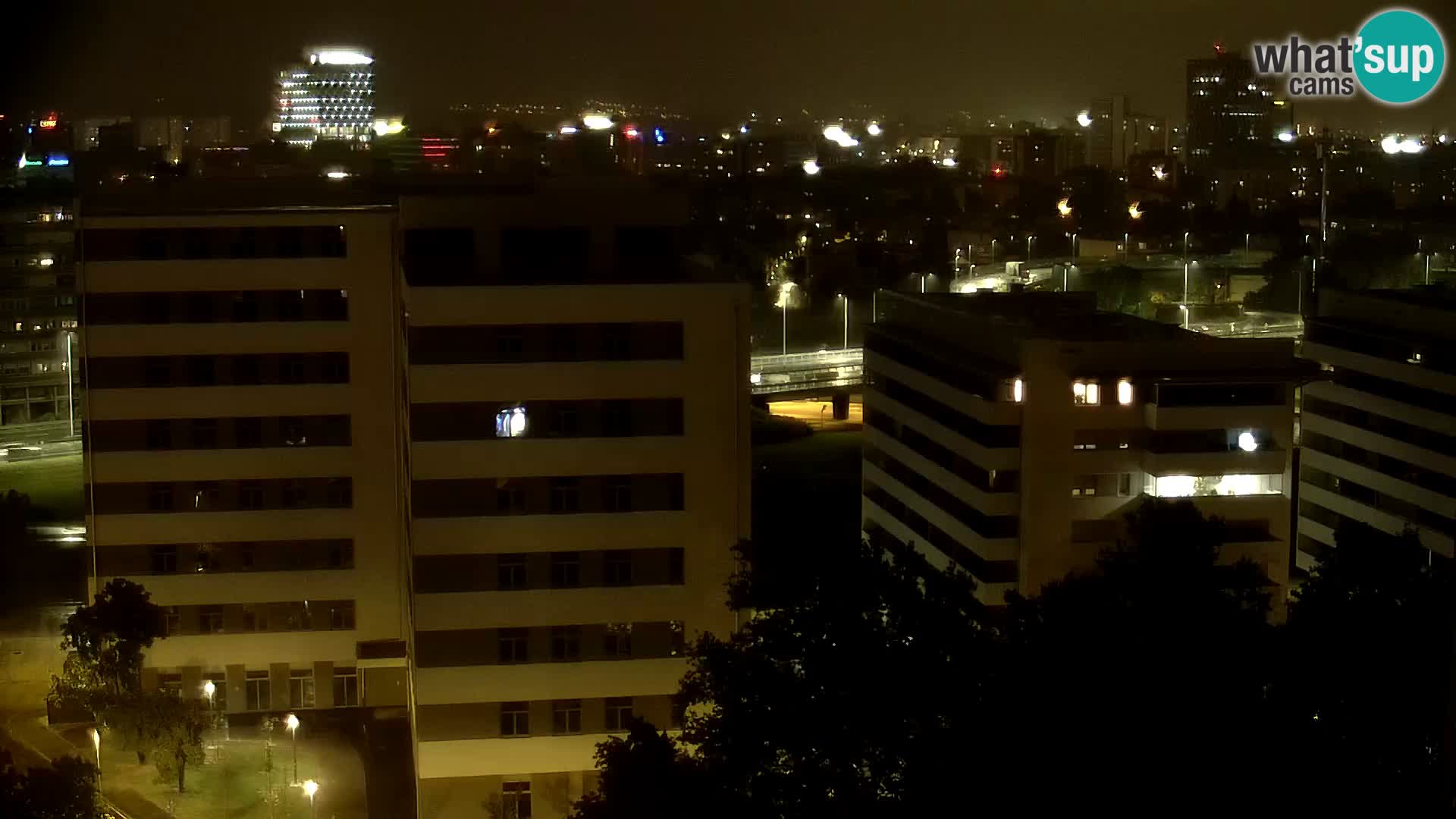 Rotatoria e incrocio viale Slavonska e Marin Držić  – webcam di Zagabria
