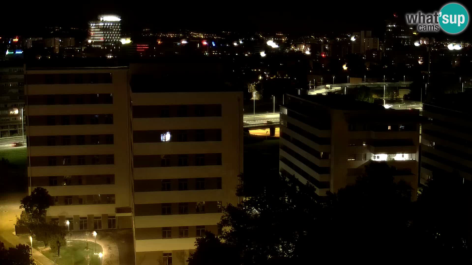 Live Interchange of Slavonska Avenue and Marin Držić Avenue in Zagreb webcam