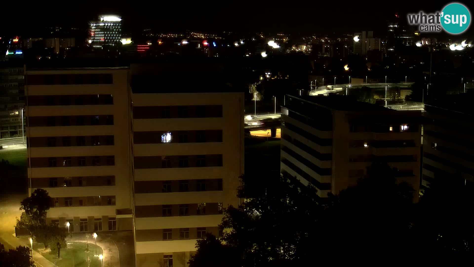 Live Interchange of Slavonska Avenue and Marin Držić Avenue in Zagreb webcam