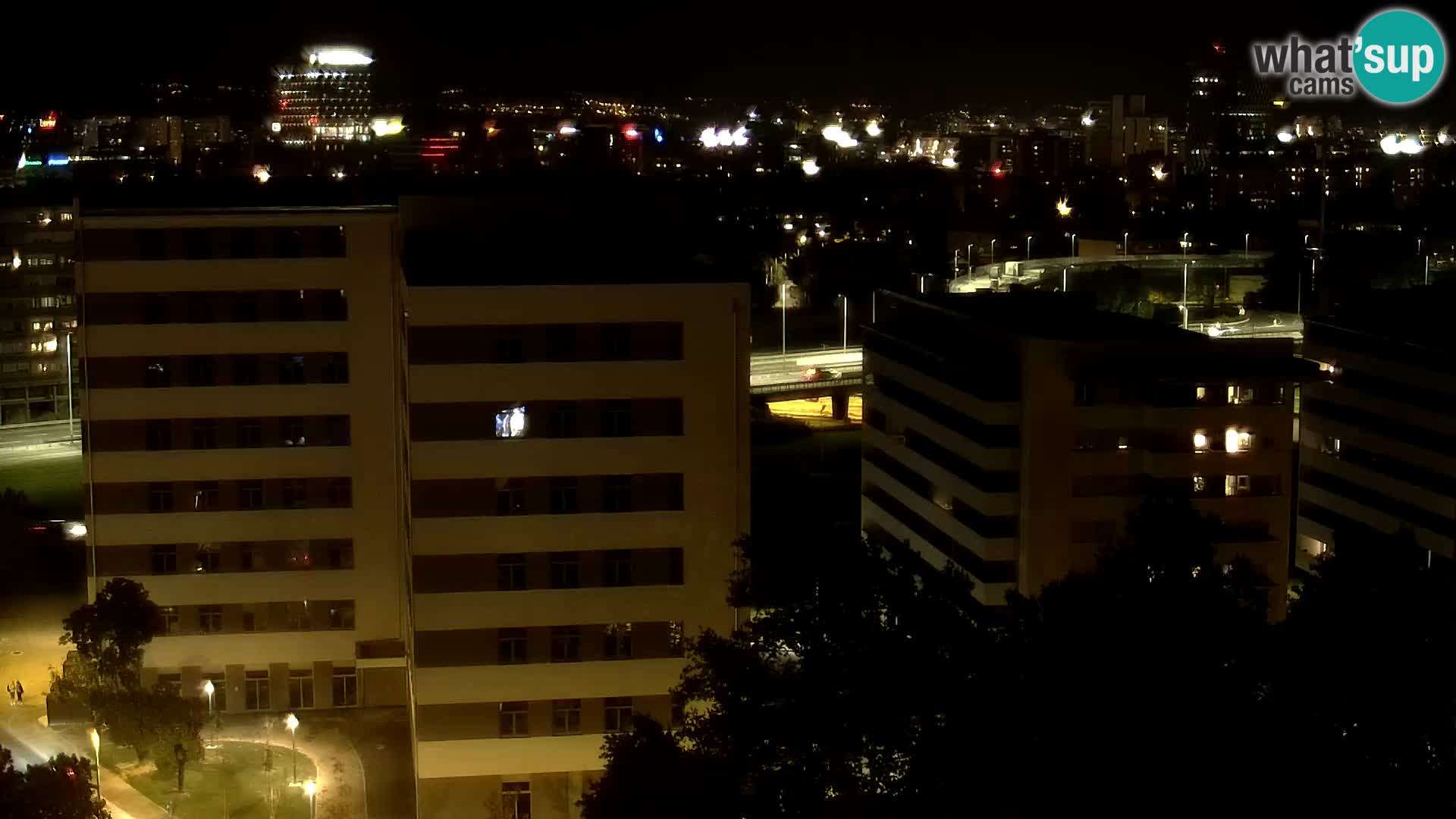 Live Interchange of Slavonska Avenue and Marin Držić Avenue in Zagreb webcam