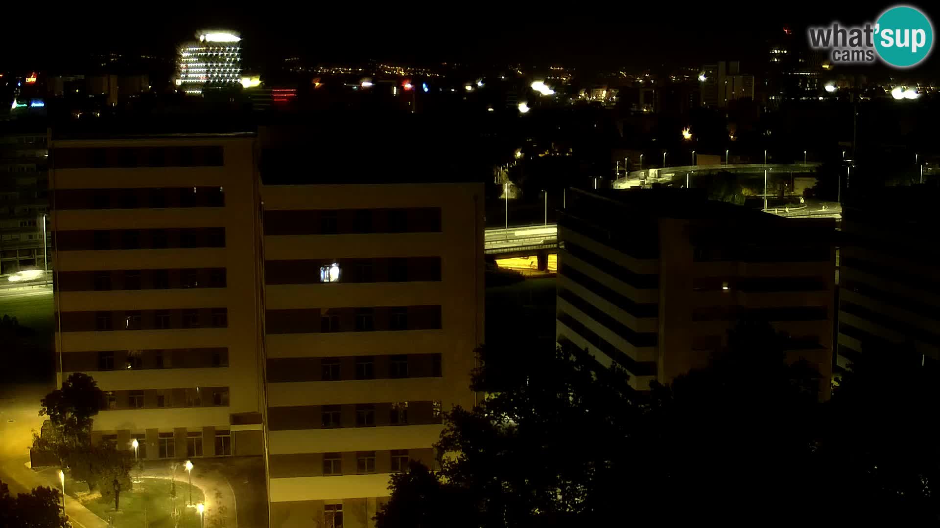 Live Interchange of Slavonska Avenue and Marin Držić Avenue in Zagreb webcam