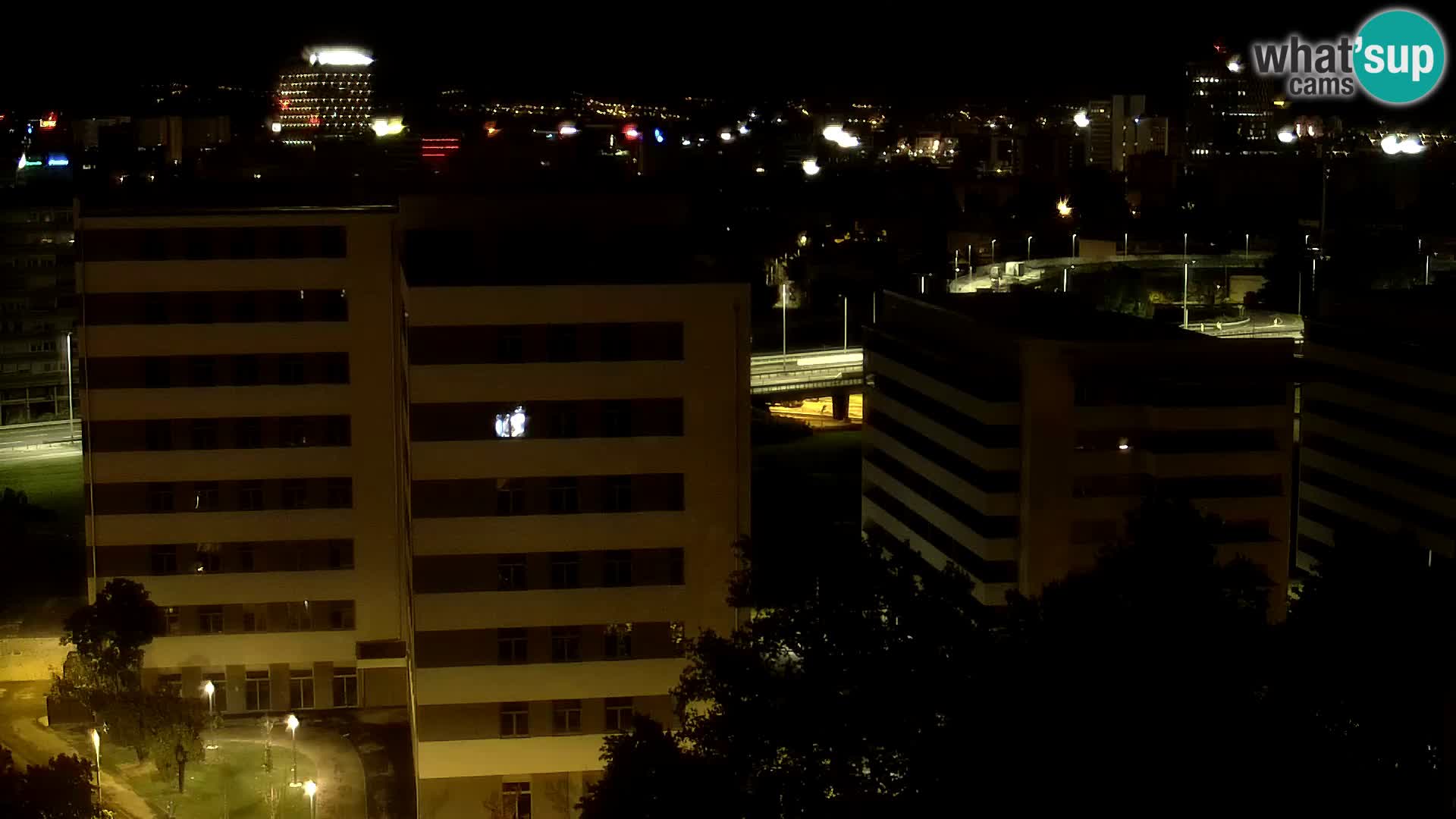 Rotatoria e incrocio viale Slavonska e Marin Držić  – webcam di Zagabria