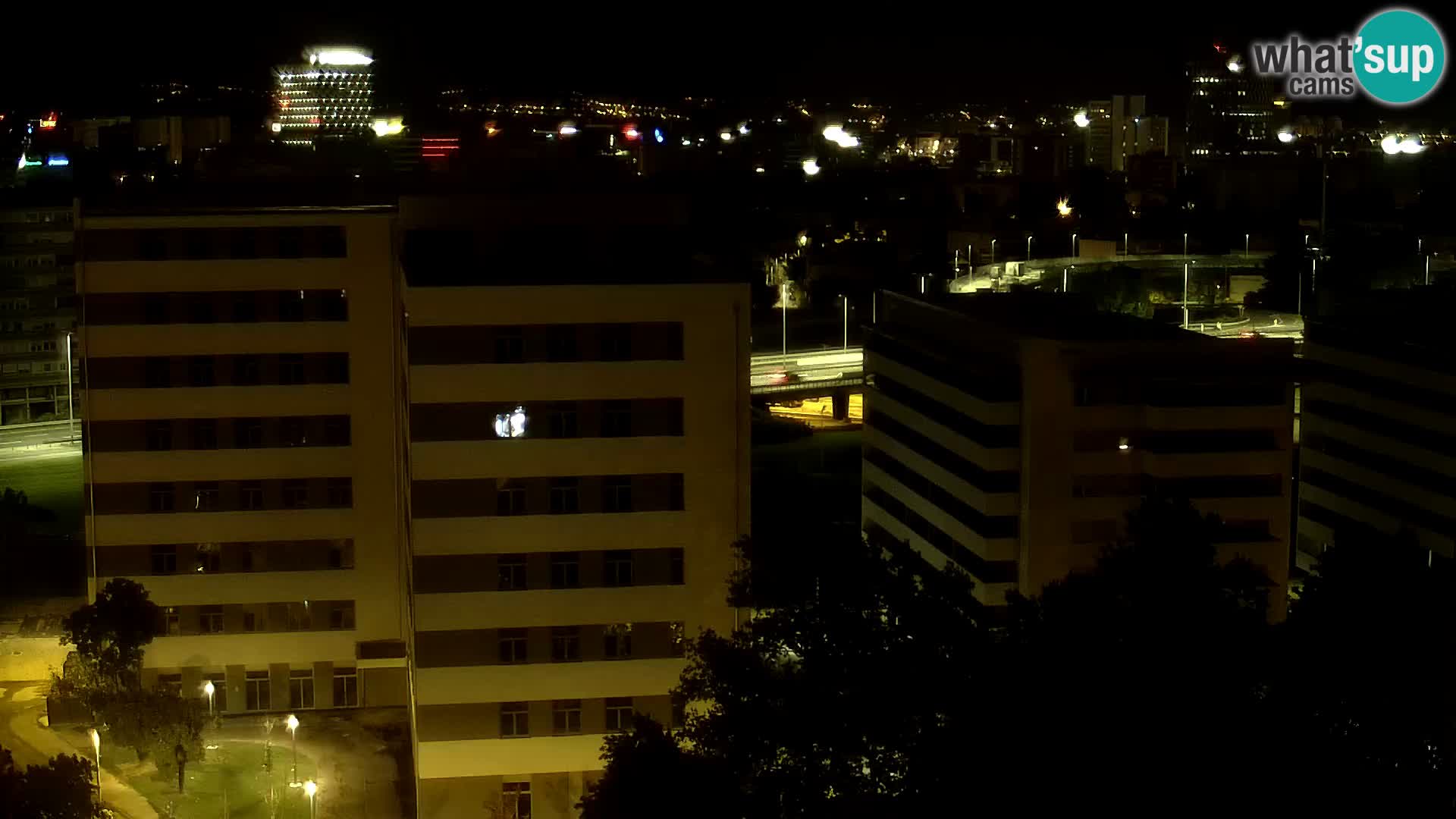 Live Interchange of Slavonska Avenue and Marin Držić Avenue in Zagreb webcam