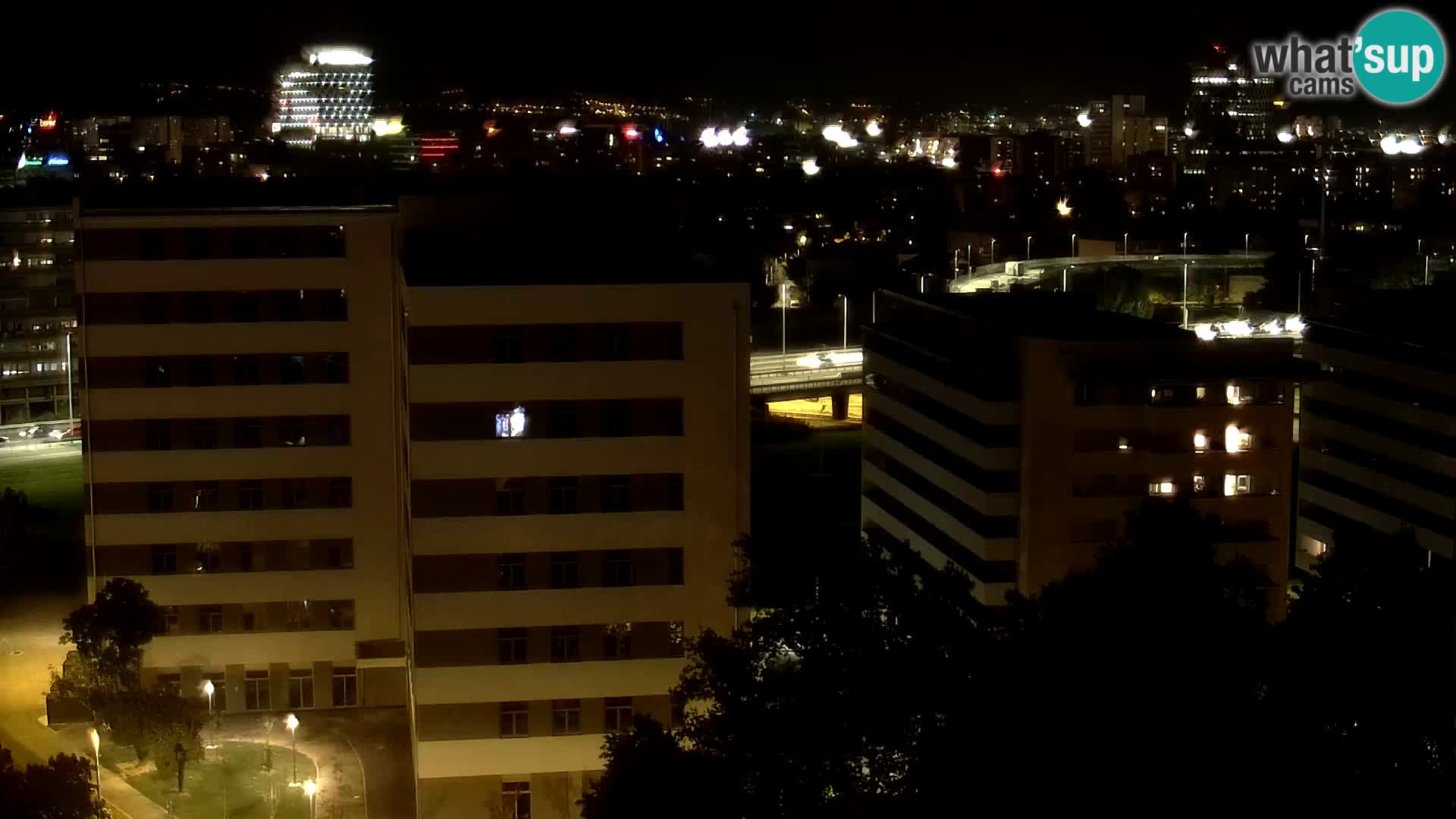 Rotatoria e incrocio viale Slavonska e Marin Držić  – webcam di Zagabria