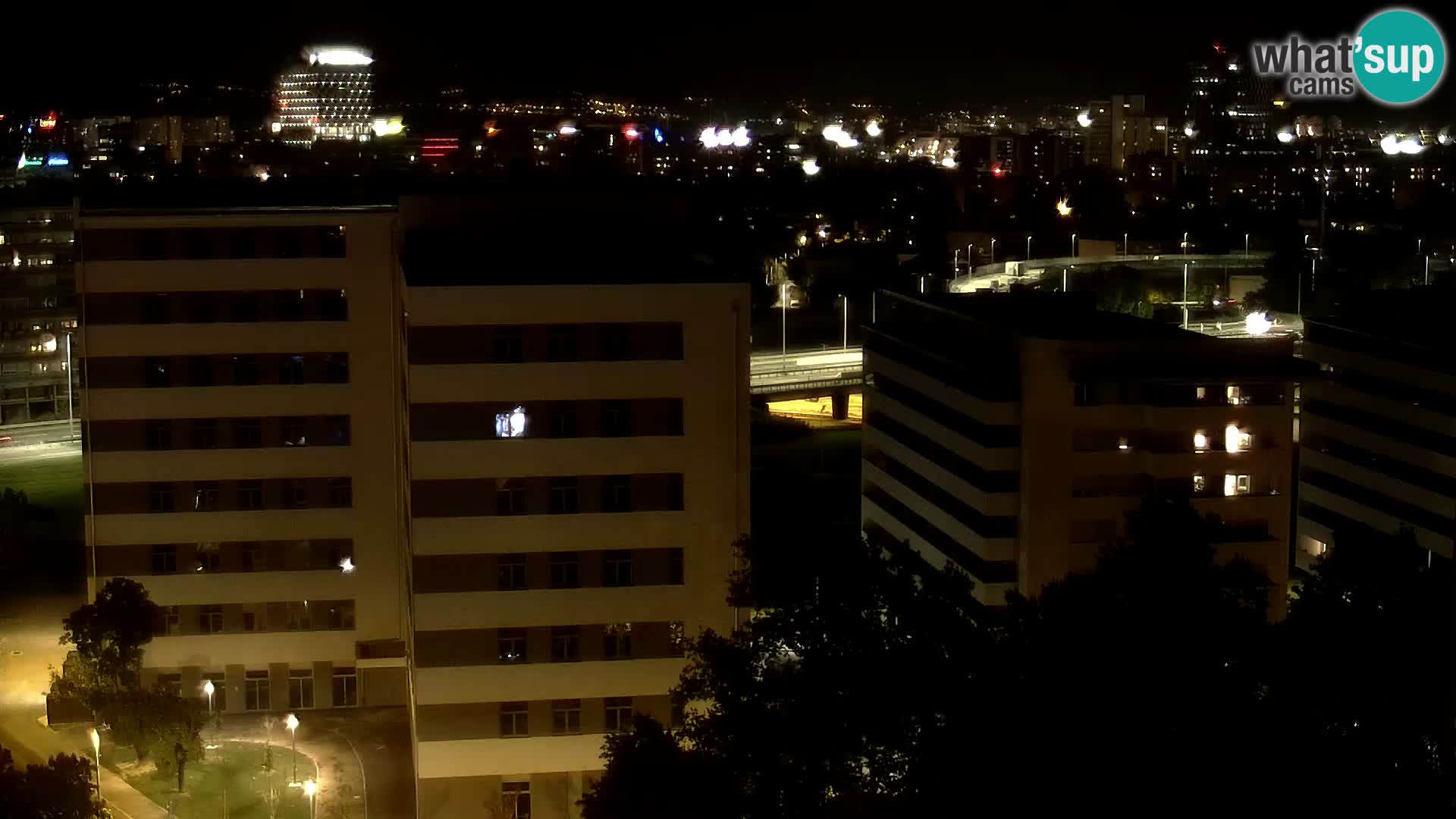 Rotatoria e incrocio viale Slavonska e Marin Držić  – webcam di Zagabria