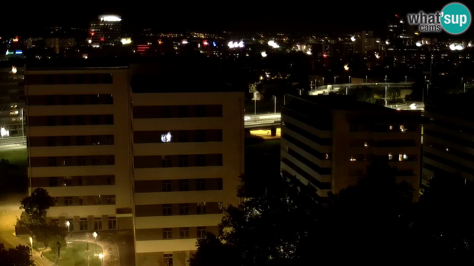 Rotatoria e incrocio viale Slavonska e Marin Držić  – webcam di Zagabria