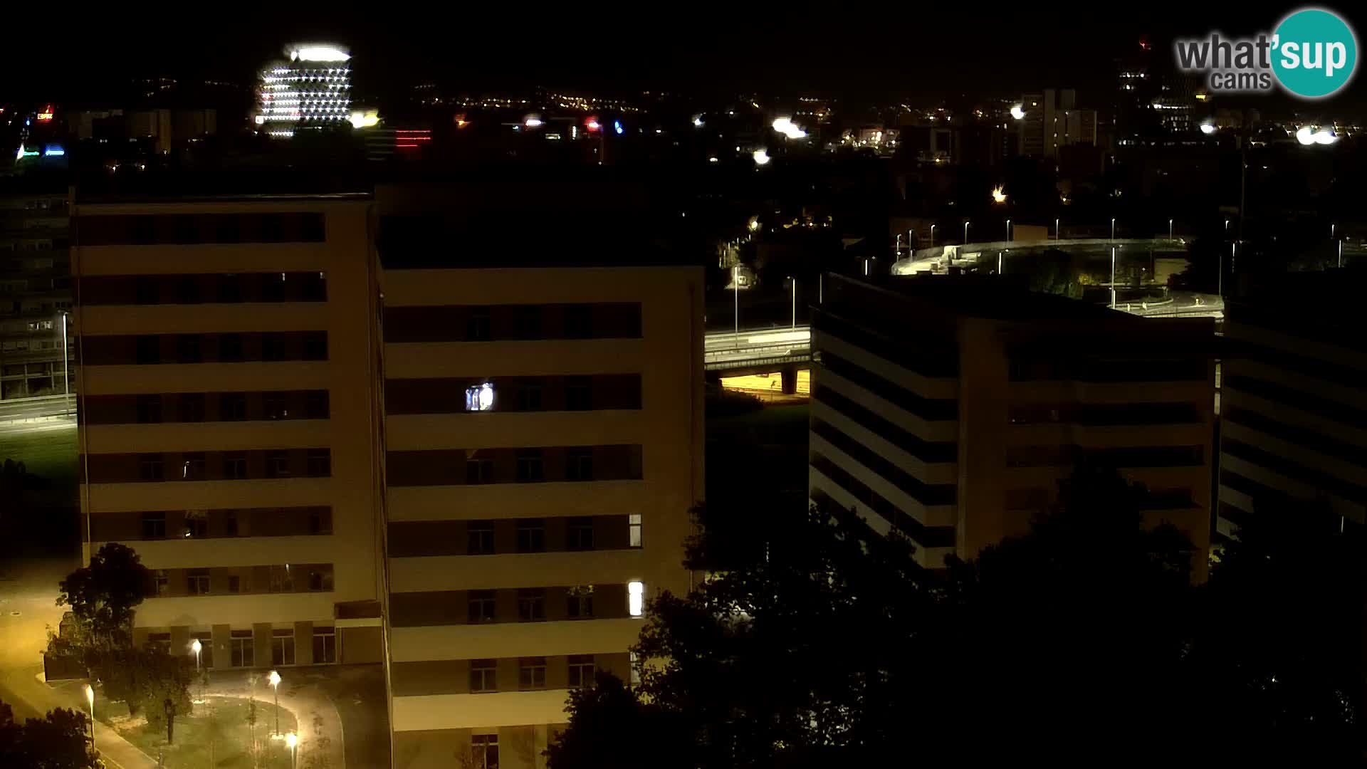 Rotatoria e incrocio viale Slavonska e Marin Držić  – webcam di Zagabria