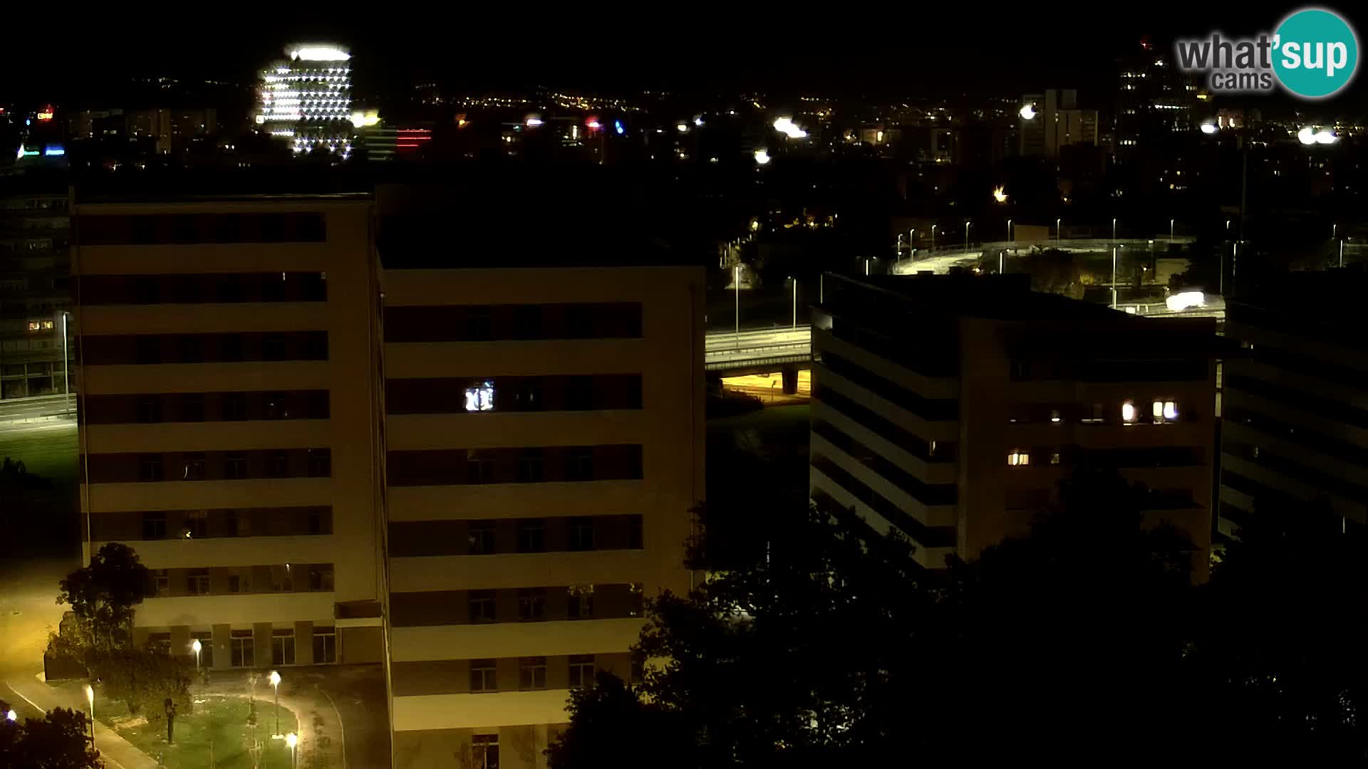 Rotatoria e incrocio viale Slavonska e Marin Držić  – webcam di Zagabria