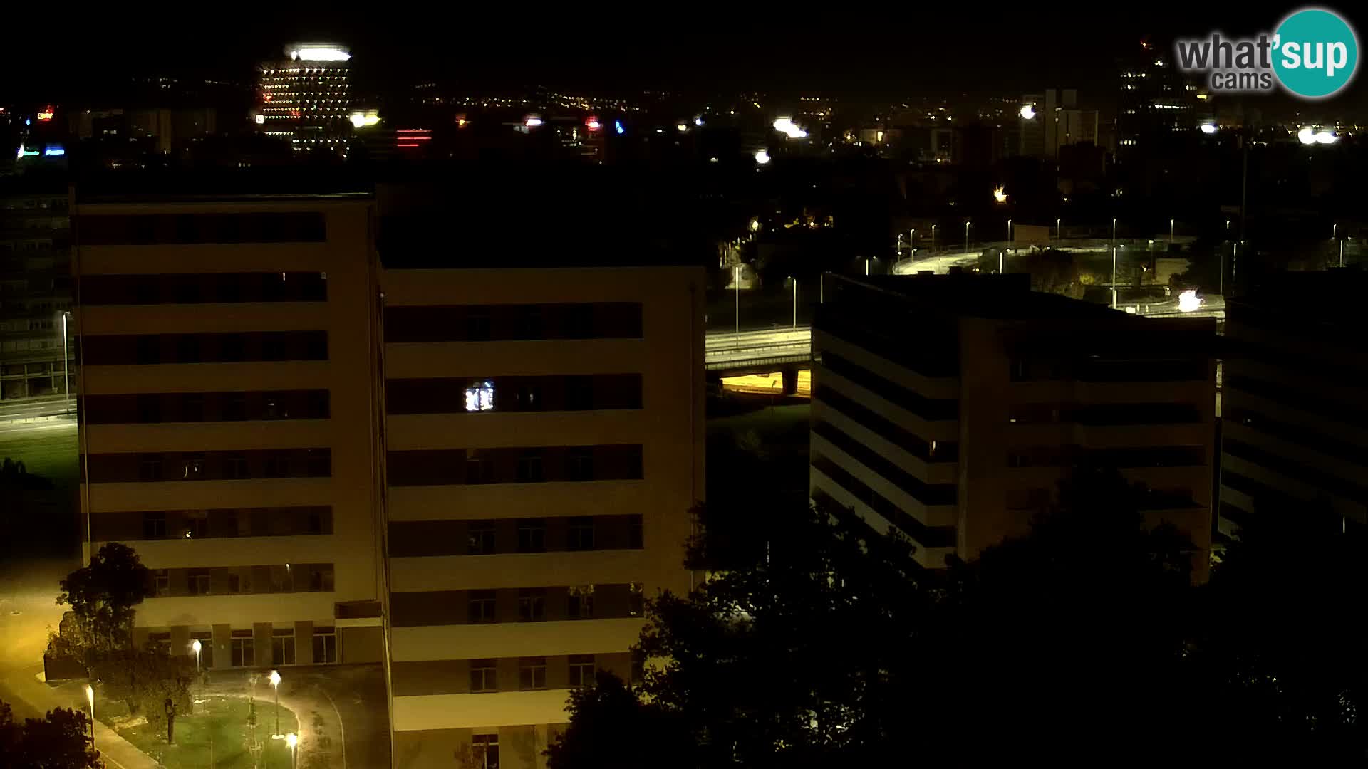 Live Interchange of Slavonska Avenue and Marin Držić Avenue in Zagreb webcam