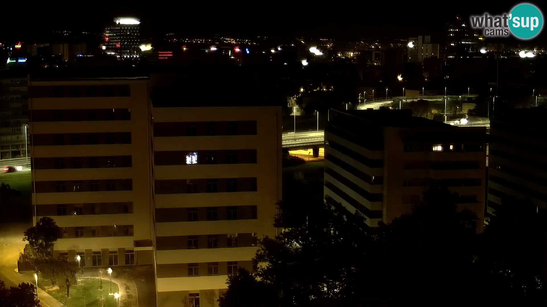 Rotatoria e incrocio viale Slavonska e Marin Držić  – webcam di Zagabria