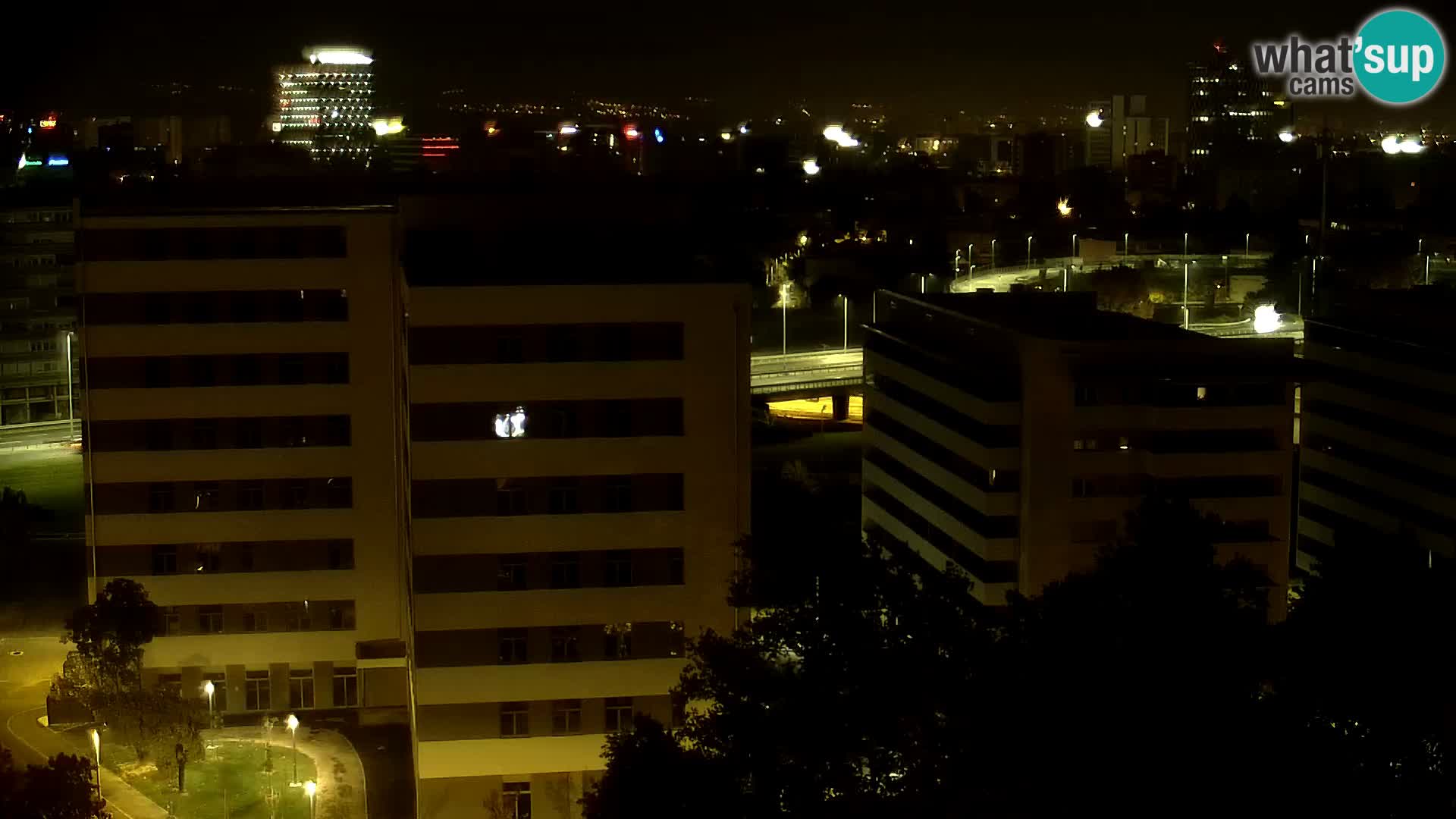 Live Interchange of Slavonska Avenue and Marin Držić Avenue in Zagreb webcam