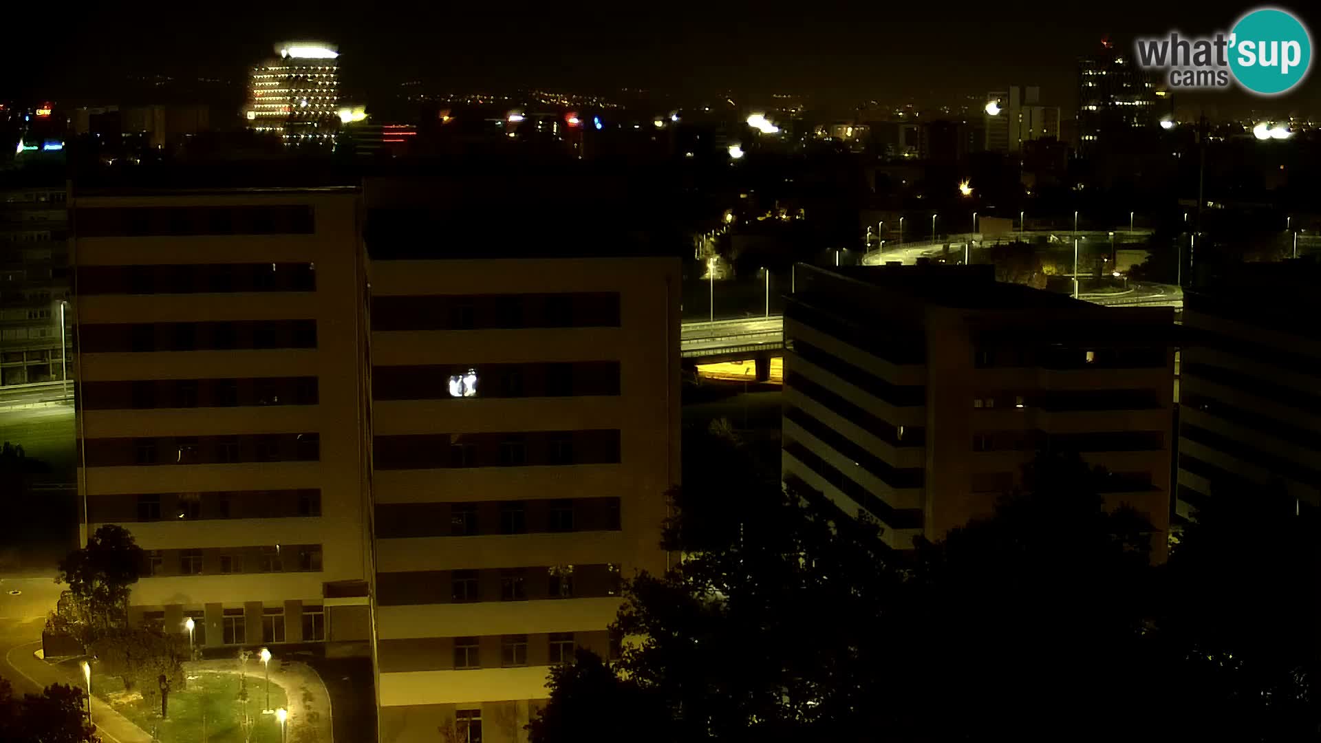 Live Interchange of Slavonska Avenue and Marin Držić Avenue in Zagreb webcam