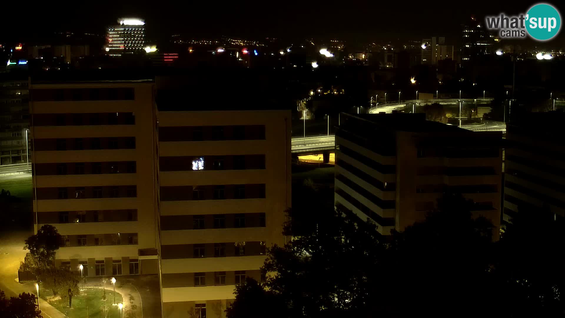 Live Interchange of Slavonska Avenue and Marin Držić Avenue in Zagreb webcam