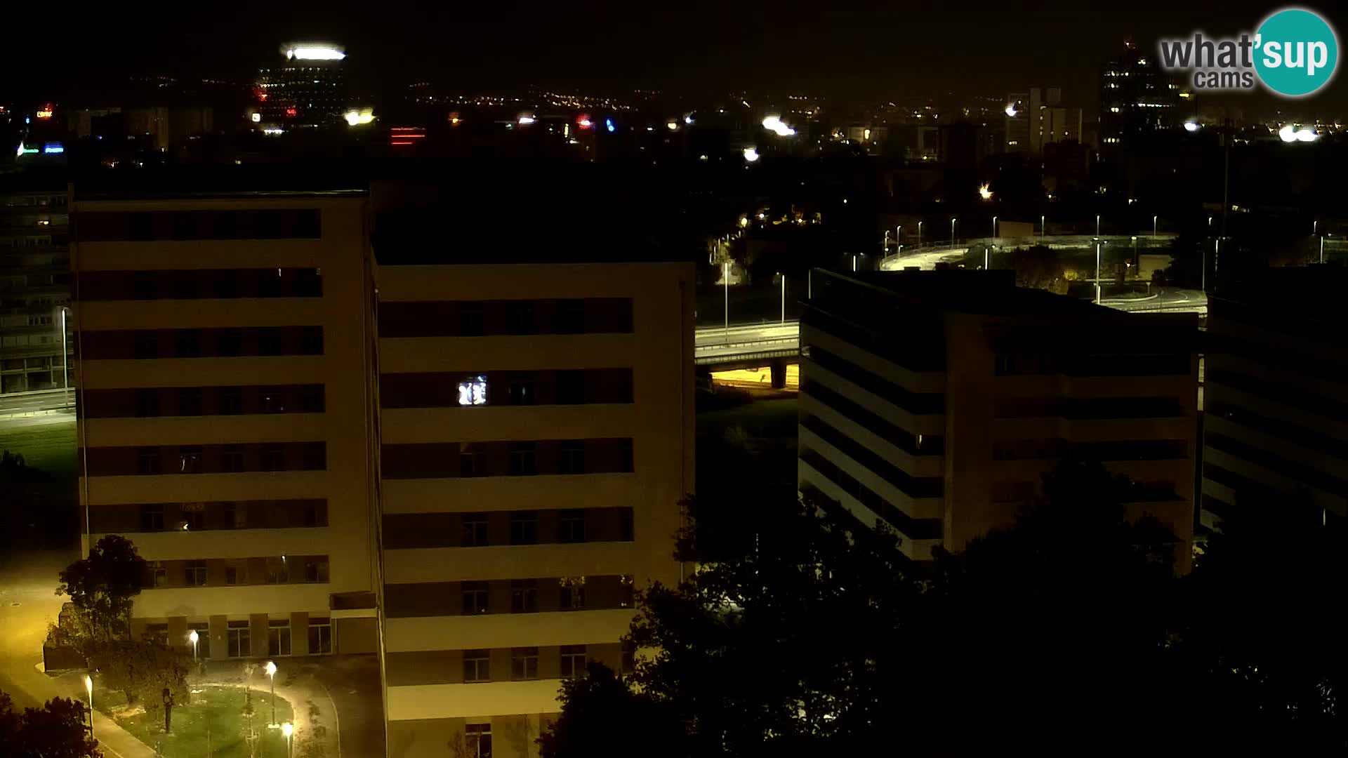 Krožišče Slavonske in Marin Držićeve ulice v Zagrebu v živo