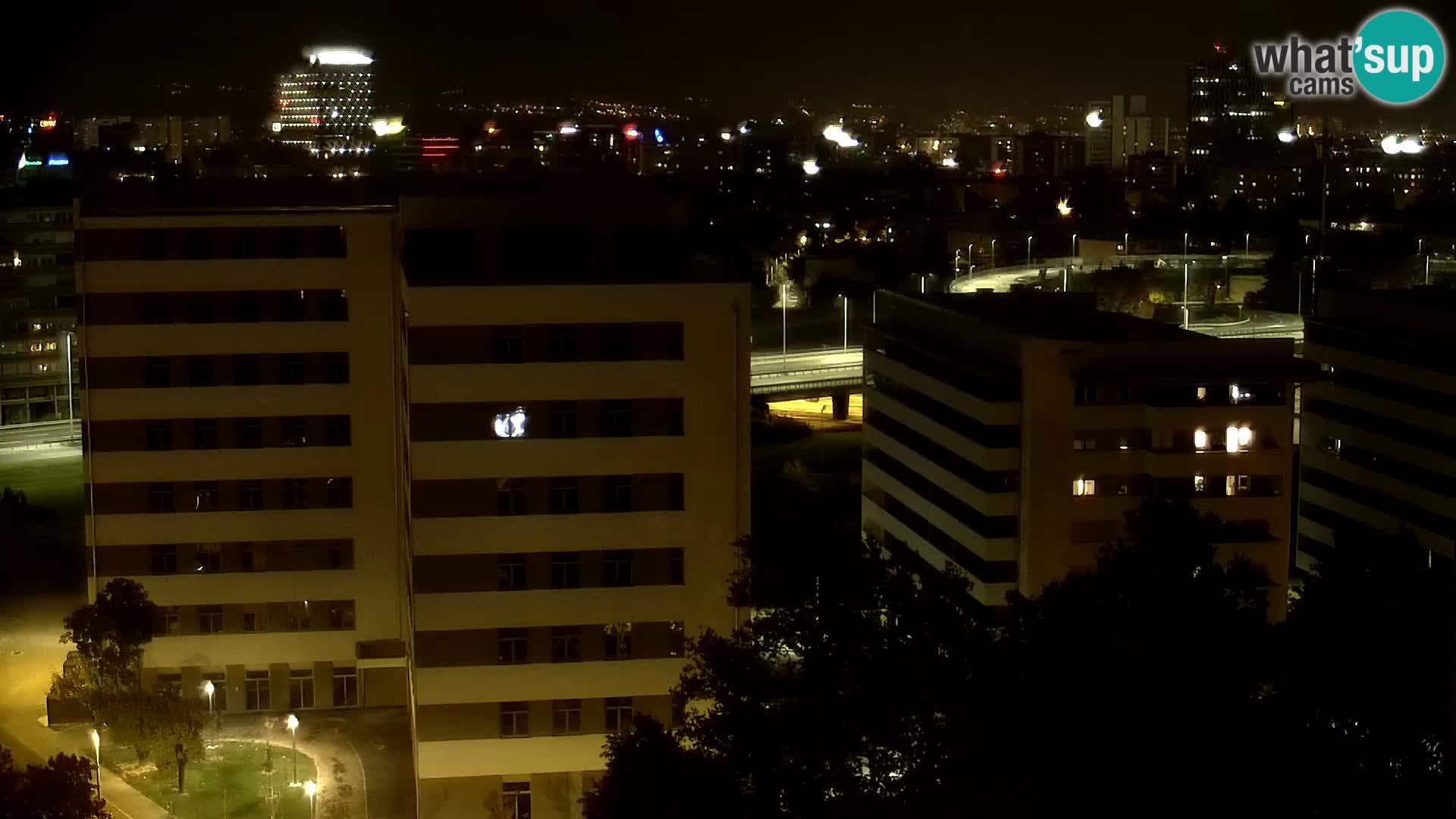 Live Interchange of Slavonska Avenue and Marin Držić Avenue in Zagreb webcam