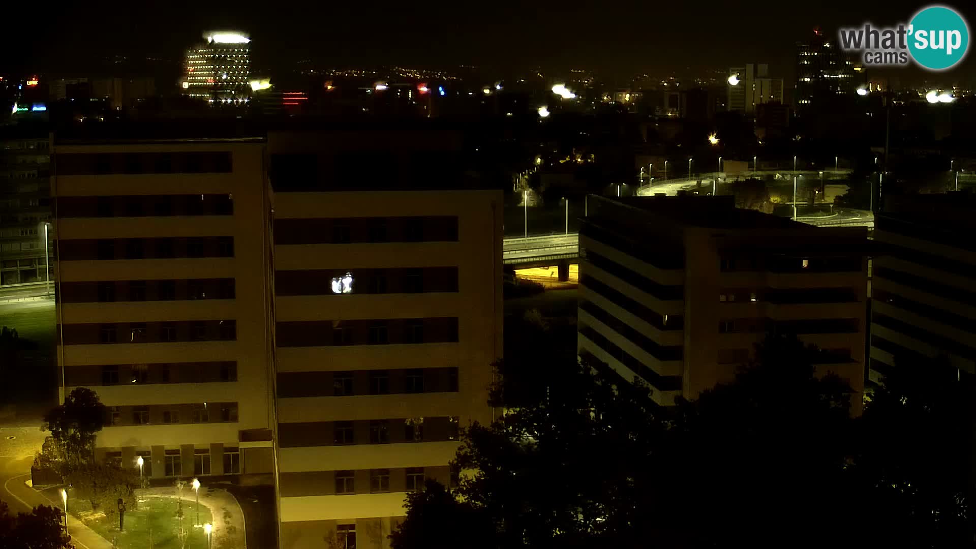 Rotatoria e incrocio viale Slavonska e Marin Držić  – webcam di Zagabria
