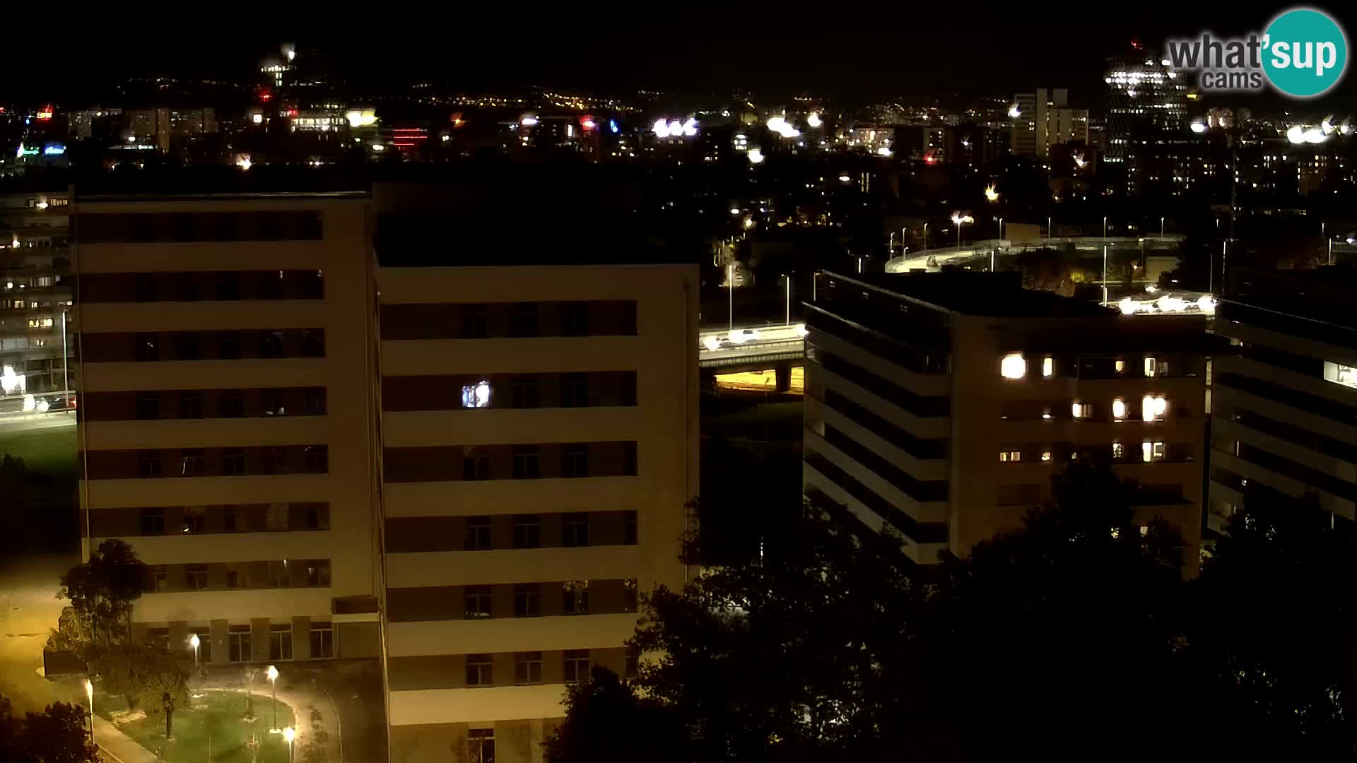 Rotatoria e incrocio viale Slavonska e Marin Držić  – webcam di Zagabria