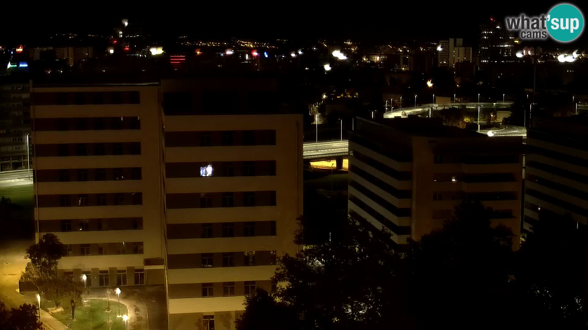 Live Interchange of Slavonska Avenue and Marin Držić Avenue in Zagreb webcam