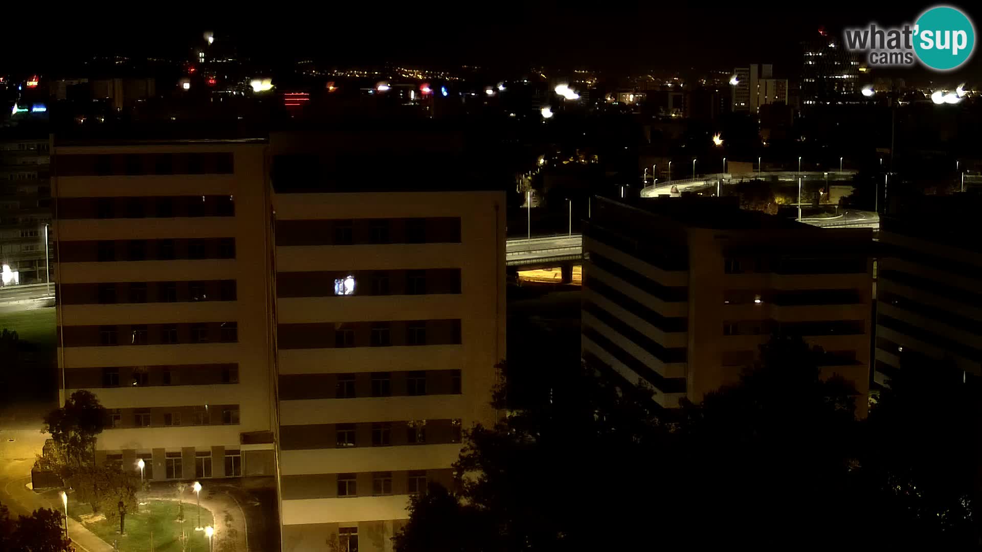 Live Interchange of Slavonska Avenue and Marin Držić Avenue in Zagreb webcam