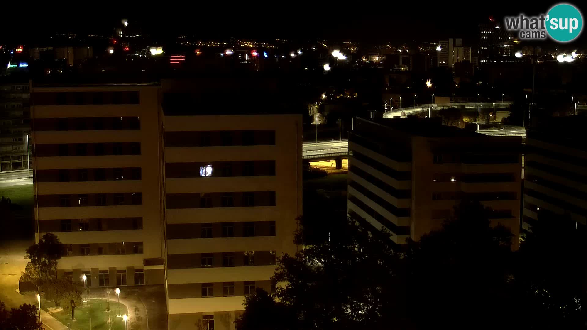 Live Interchange of Slavonska Avenue and Marin Držić Avenue in Zagreb webcam