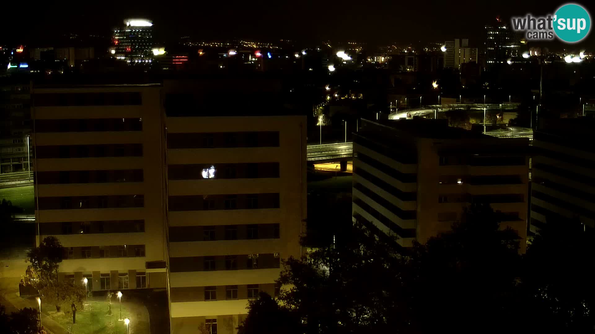 Live Interchange of Slavonska Avenue and Marin Držić Avenue in Zagreb webcam