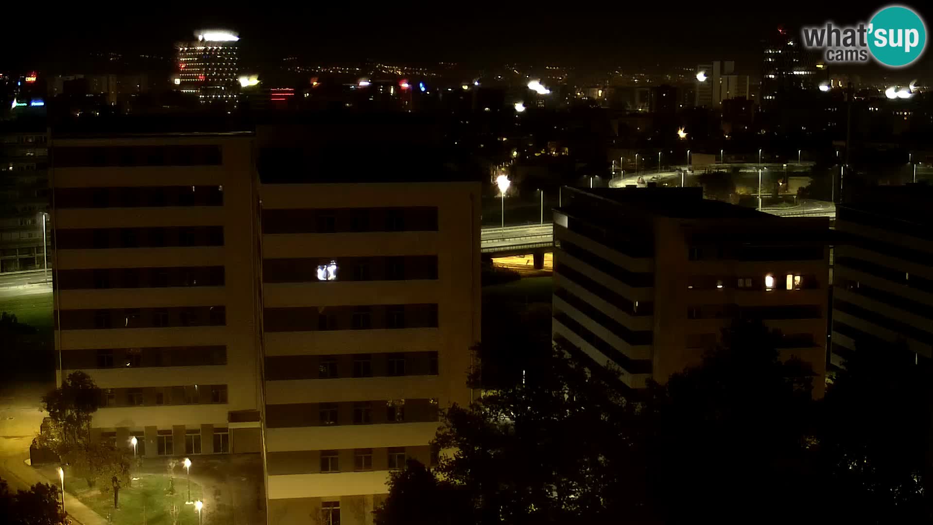 Rotatoria e incrocio viale Slavonska e Marin Držić  – webcam di Zagabria