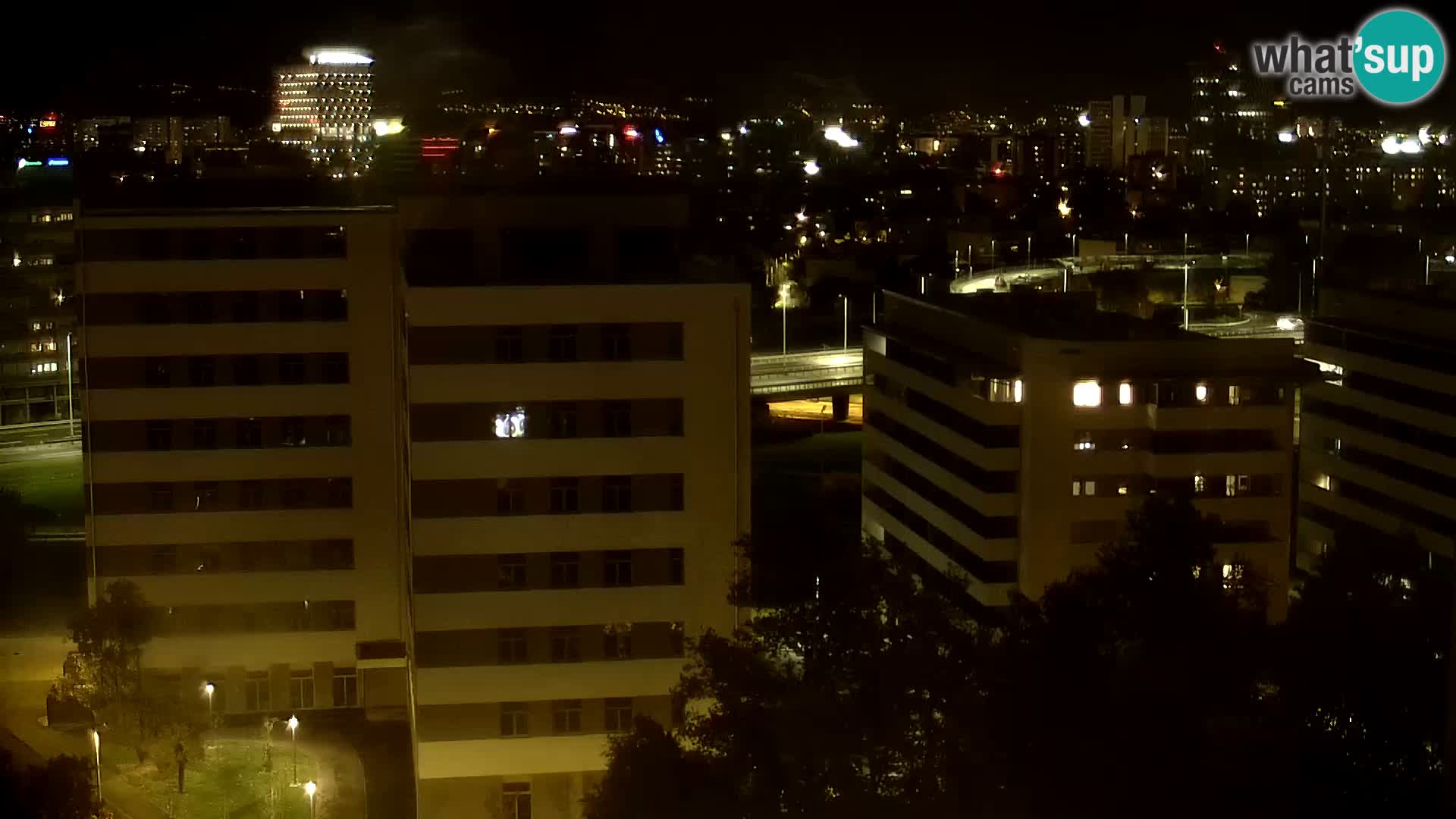 Rotatoria e incrocio viale Slavonska e Marin Držić  – webcam di Zagabria