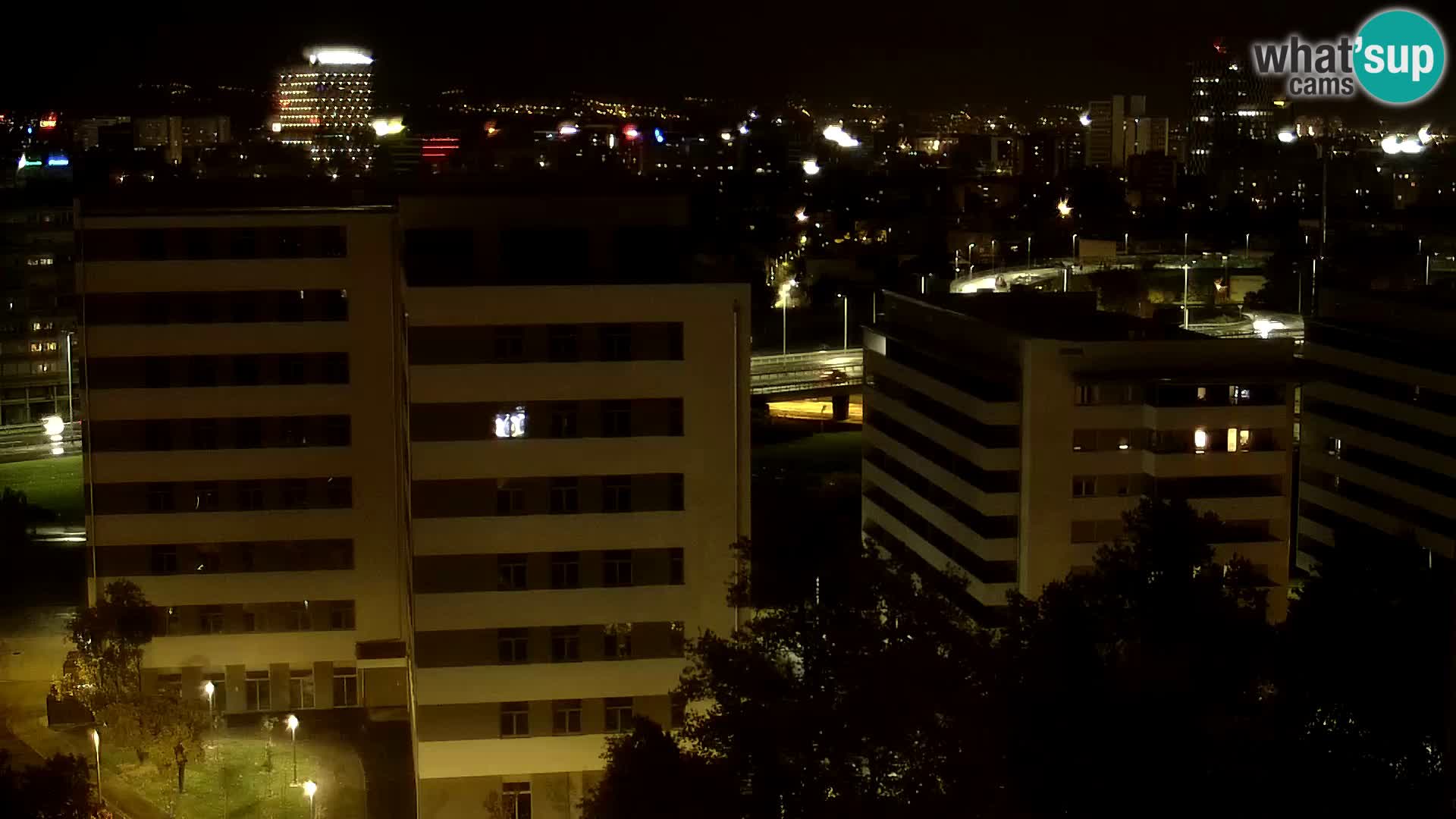 Rotatoria e incrocio viale Slavonska e Marin Držić  – webcam di Zagabria